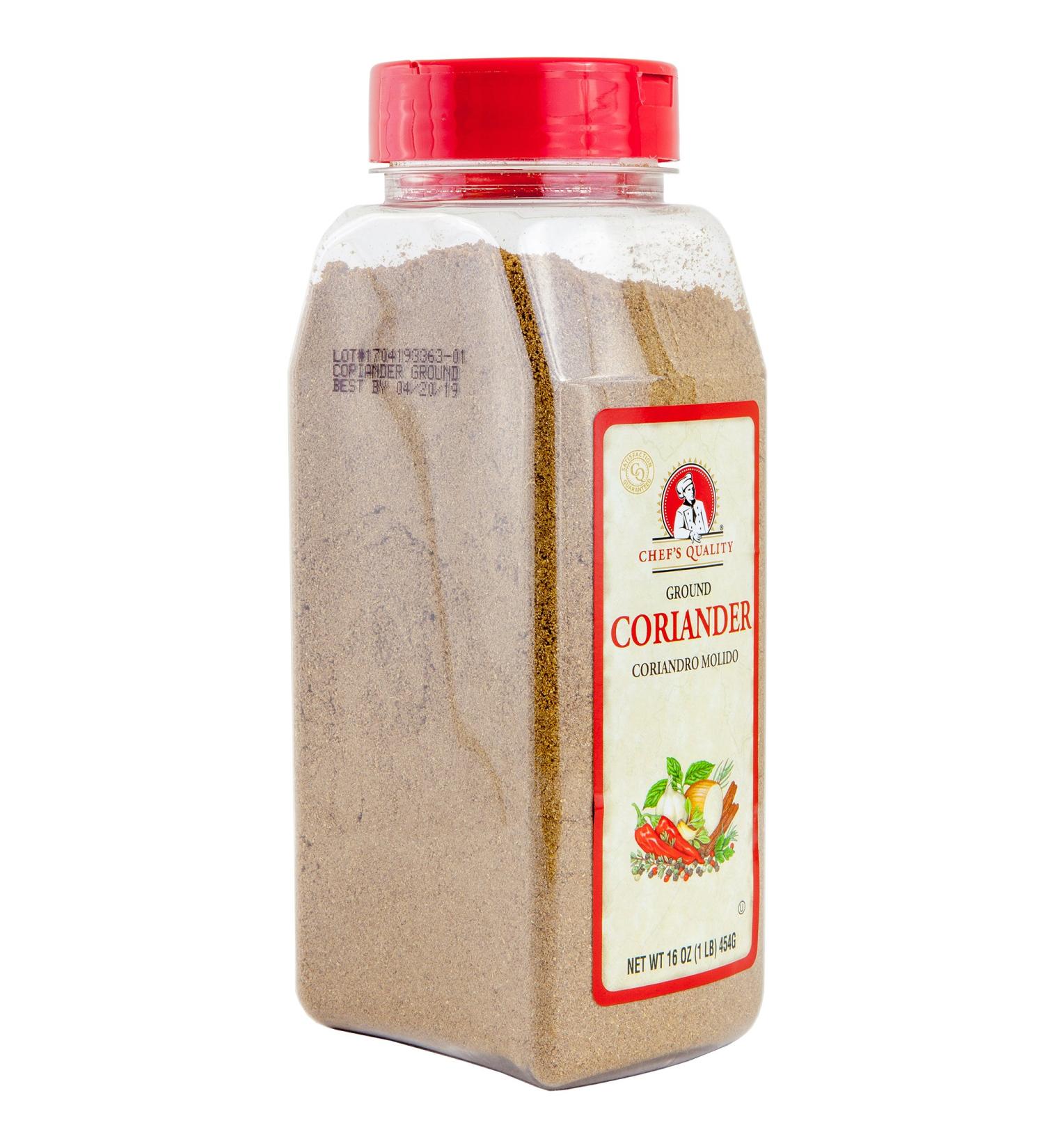 Premium Grade 1lb Coriander Ground Powder - Chef Quality, Freshly Packed - 16oz - Buy Online on GoSupps.com