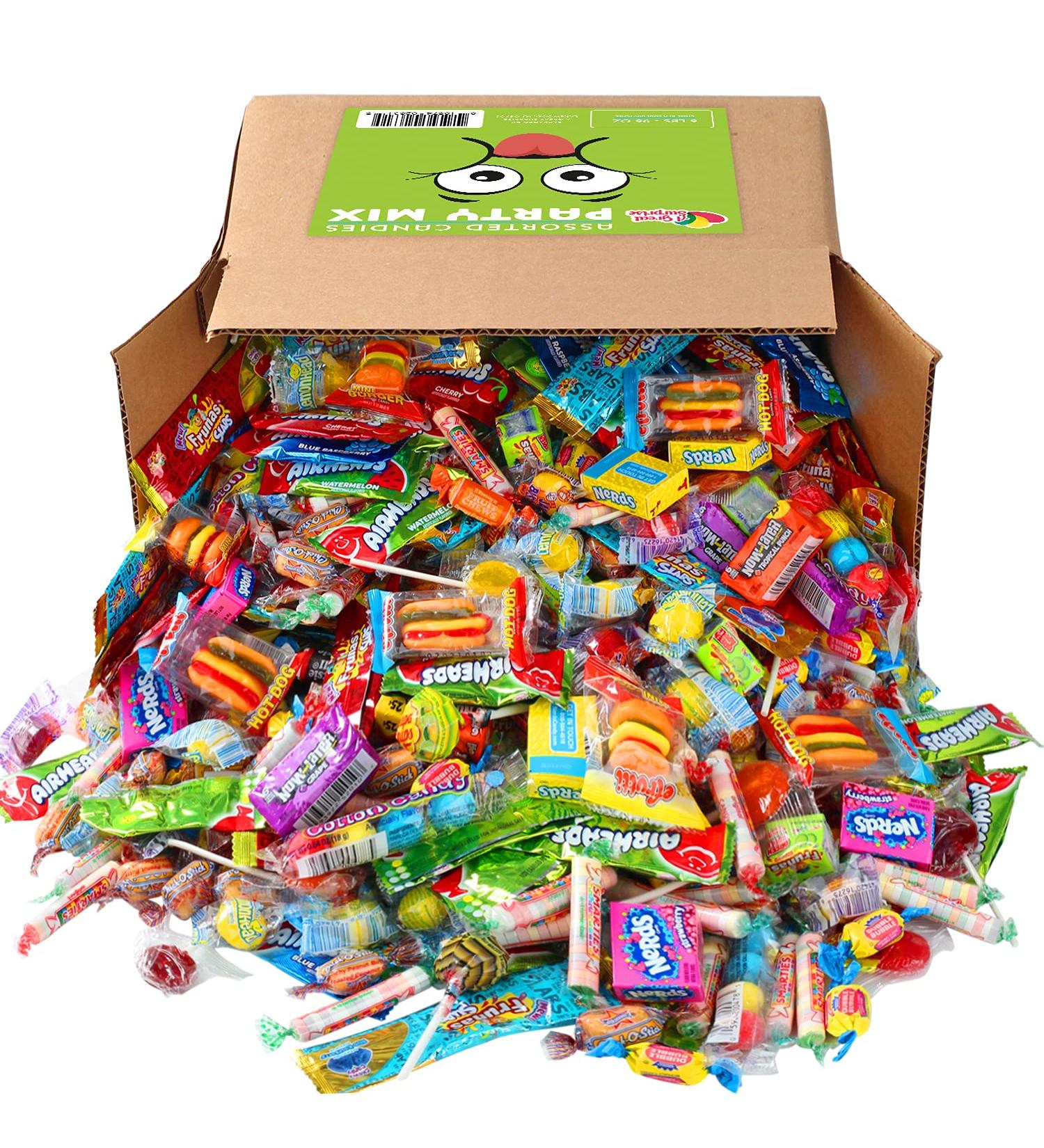 A Great Surprise Assorted Candy Mix - Bulk Candy - Individually Wrapped Candies - 6 LB 6 Pound (Pack of 1) - Buy Online on GoSupps.com