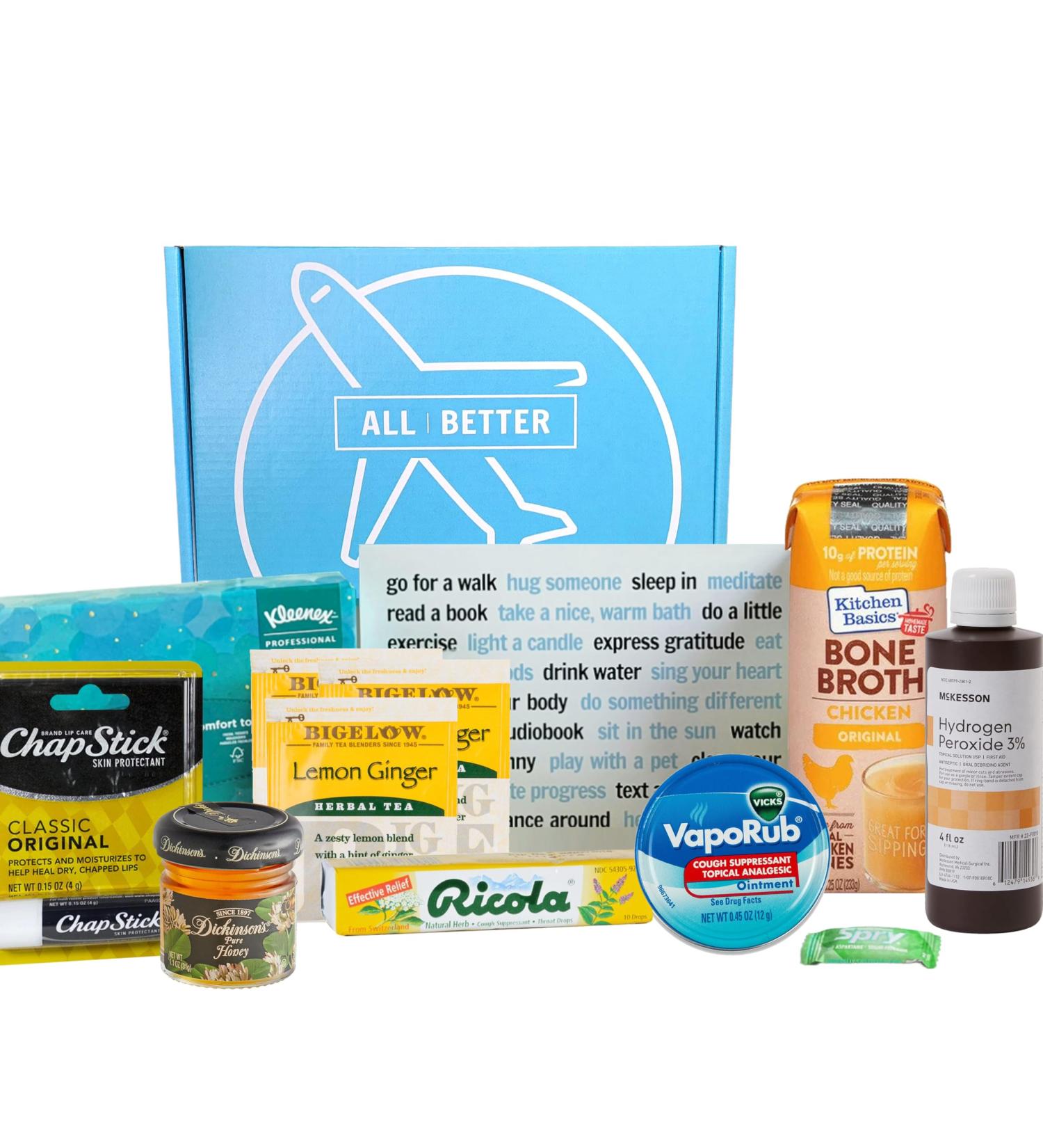 All | Better Care Package for Cold and Cough Cold Cough Coughing Strep Throat Box No. 03-C (Medium) - Buy Online on GoSupps.com