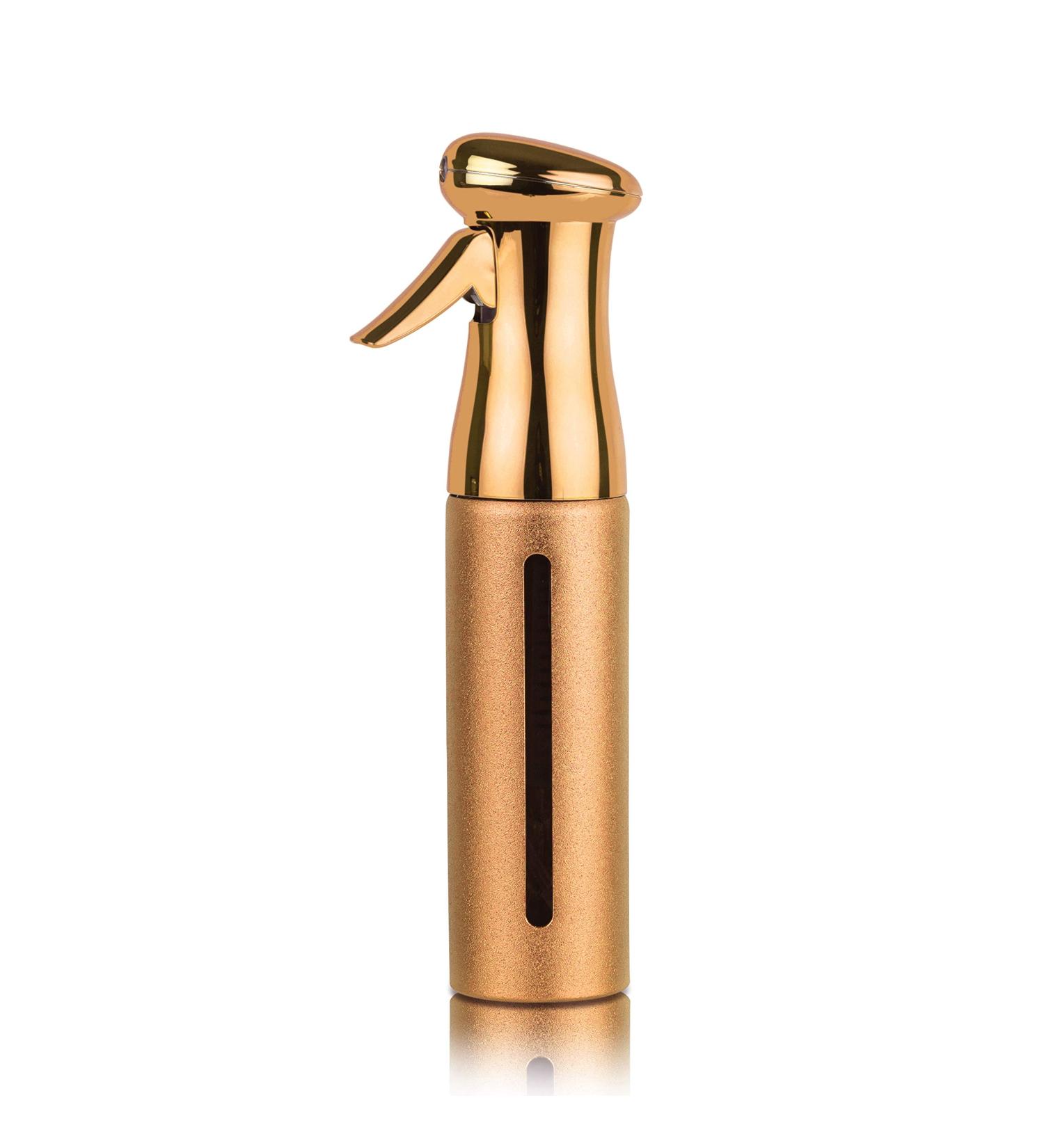 Beautify Beauties Salon Style Hair Spray Bottle (10oz) - Patent 360 Ultra Fine Water Mist Sprayer (Gold) - Buy Online on GoSupps.com