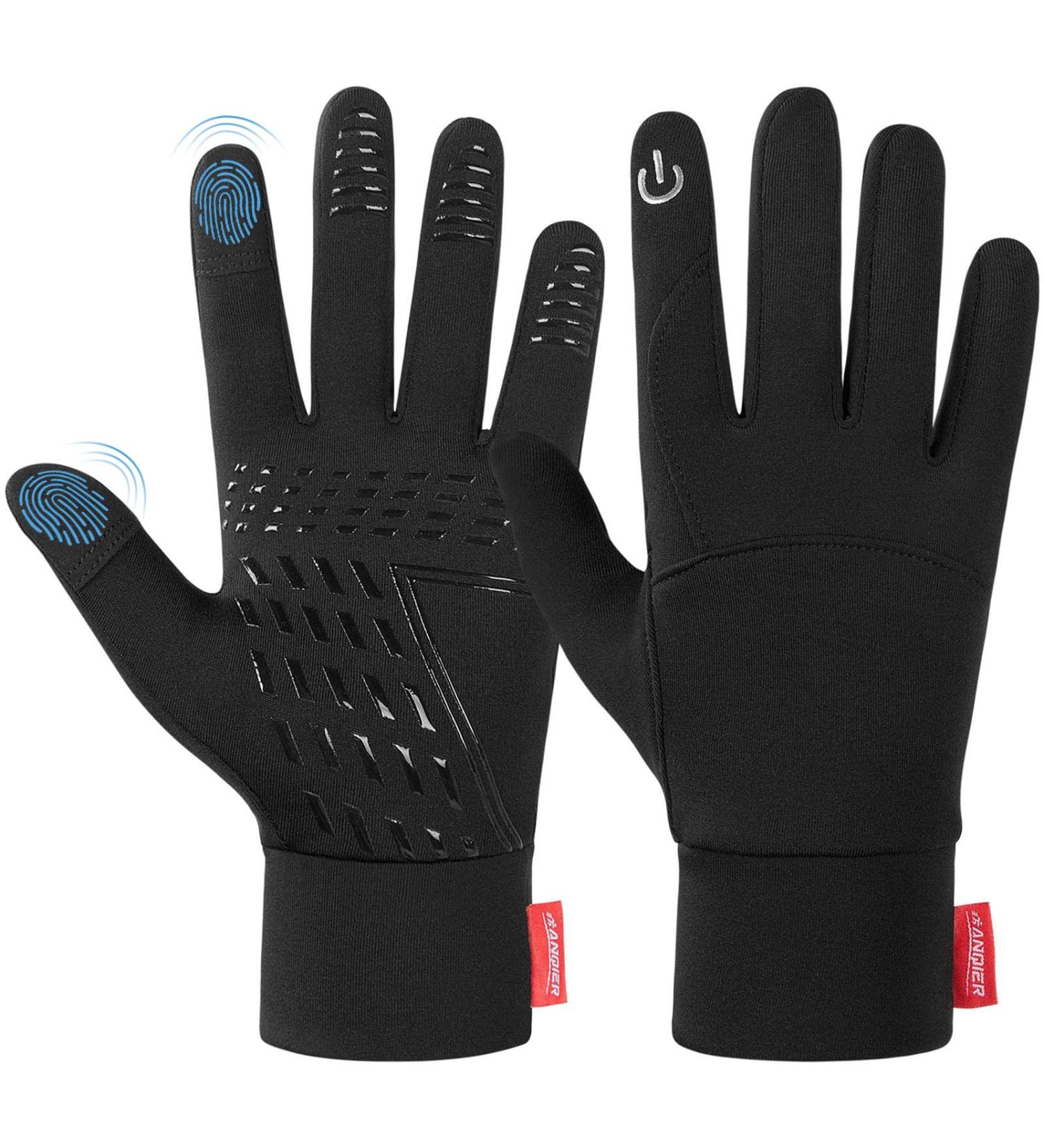 Lapulas Windproof Touchscreen Bicycle Gloves for Men & Women - Warm Slipproof Running & Jogging Sports Gloves - Buy Online on GoSupps.com
