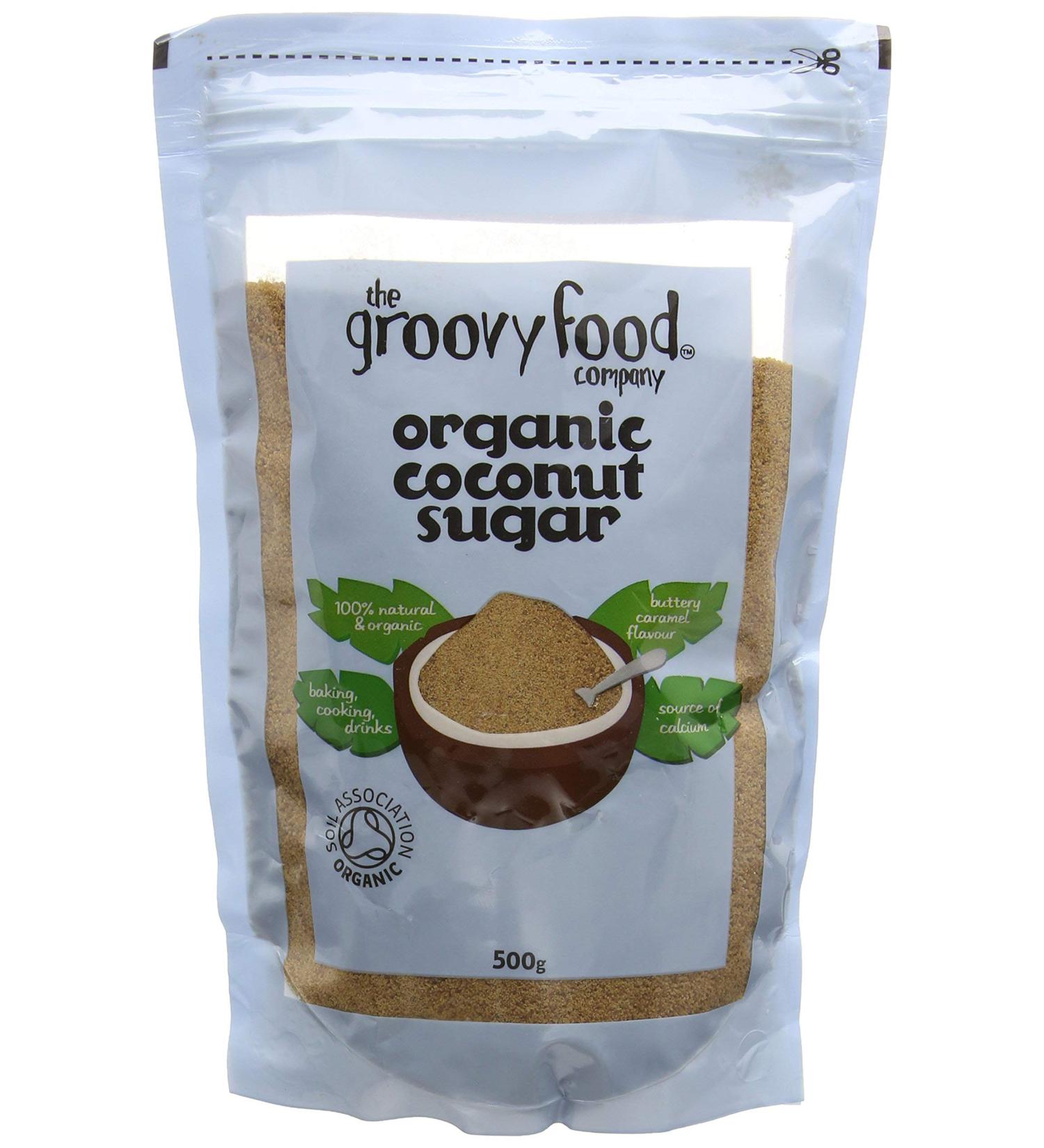 The Groovy Food Company Organic Coconut Sugar 500g - Natural Sweetener for Healthy Living - Buy Online on GoSupps.com