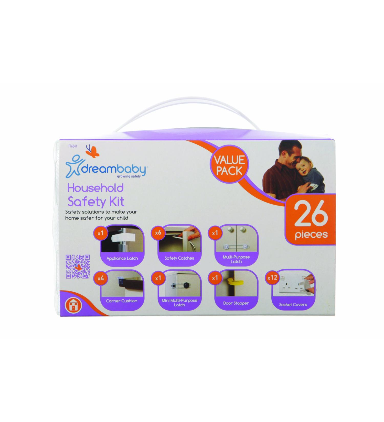 DREAMBABY HOUSEHOLD SAFETY KIT 26PC 26-Pieces White - Buy Online on GoSupps.com