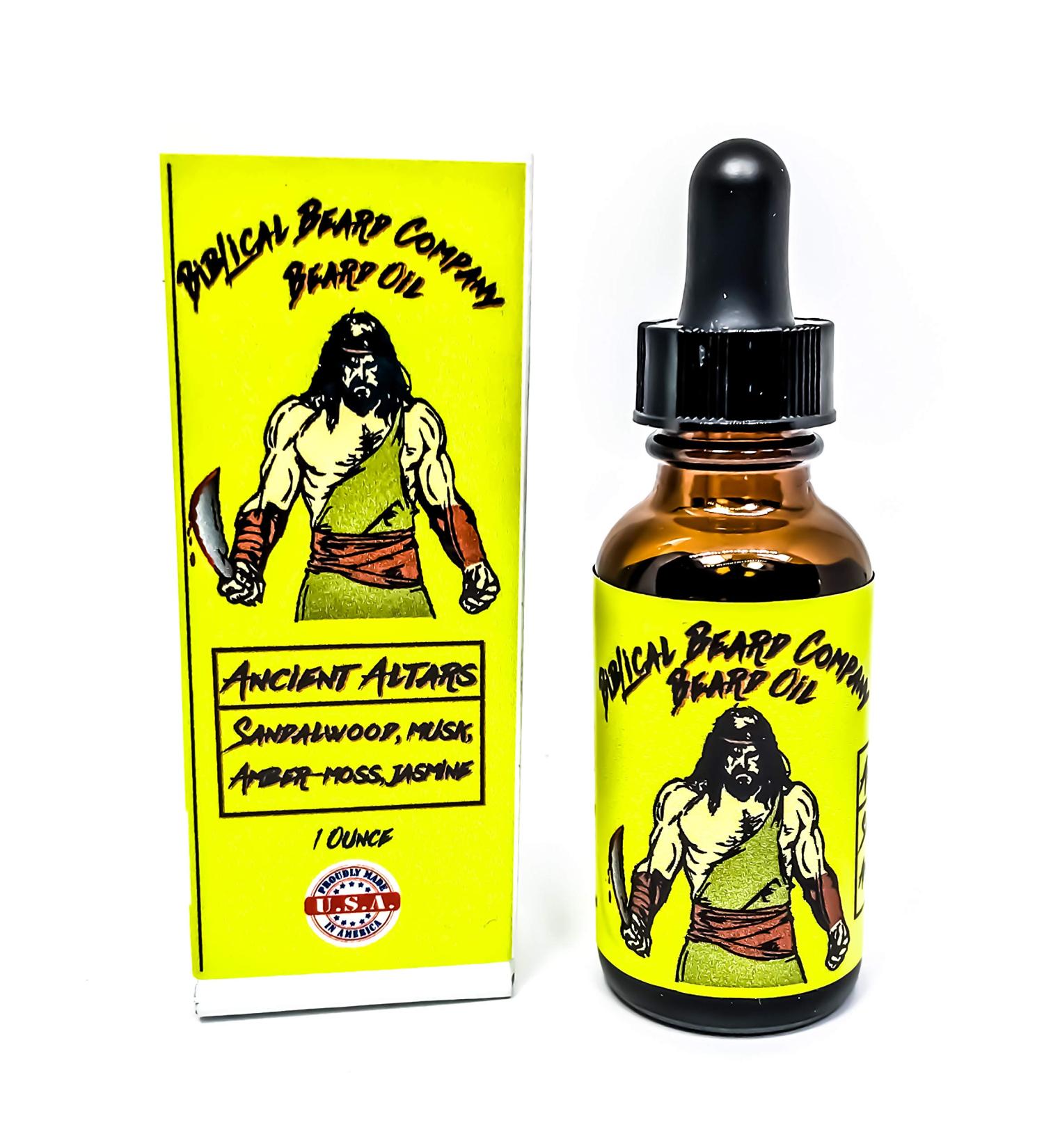 All Natural Beard Oil - Ancient Altars Scent | Made in USA | International Shipping Available - Buy Online on GoSupps.com