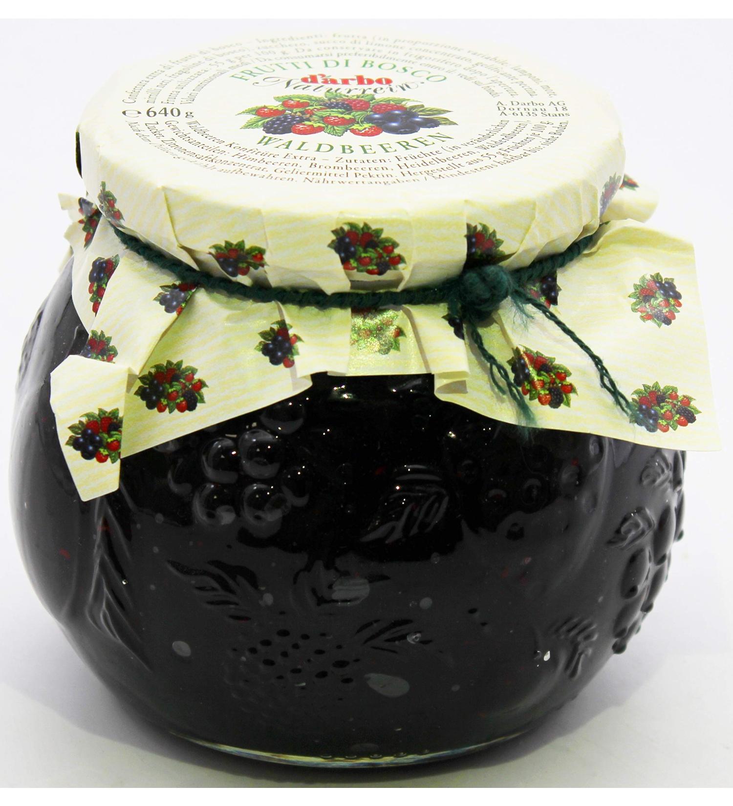  Darbo Darbo Naturrein Decorative Glass - Forest Berry Jam - 6 x 640 g - Buy Online on GoSupps.com