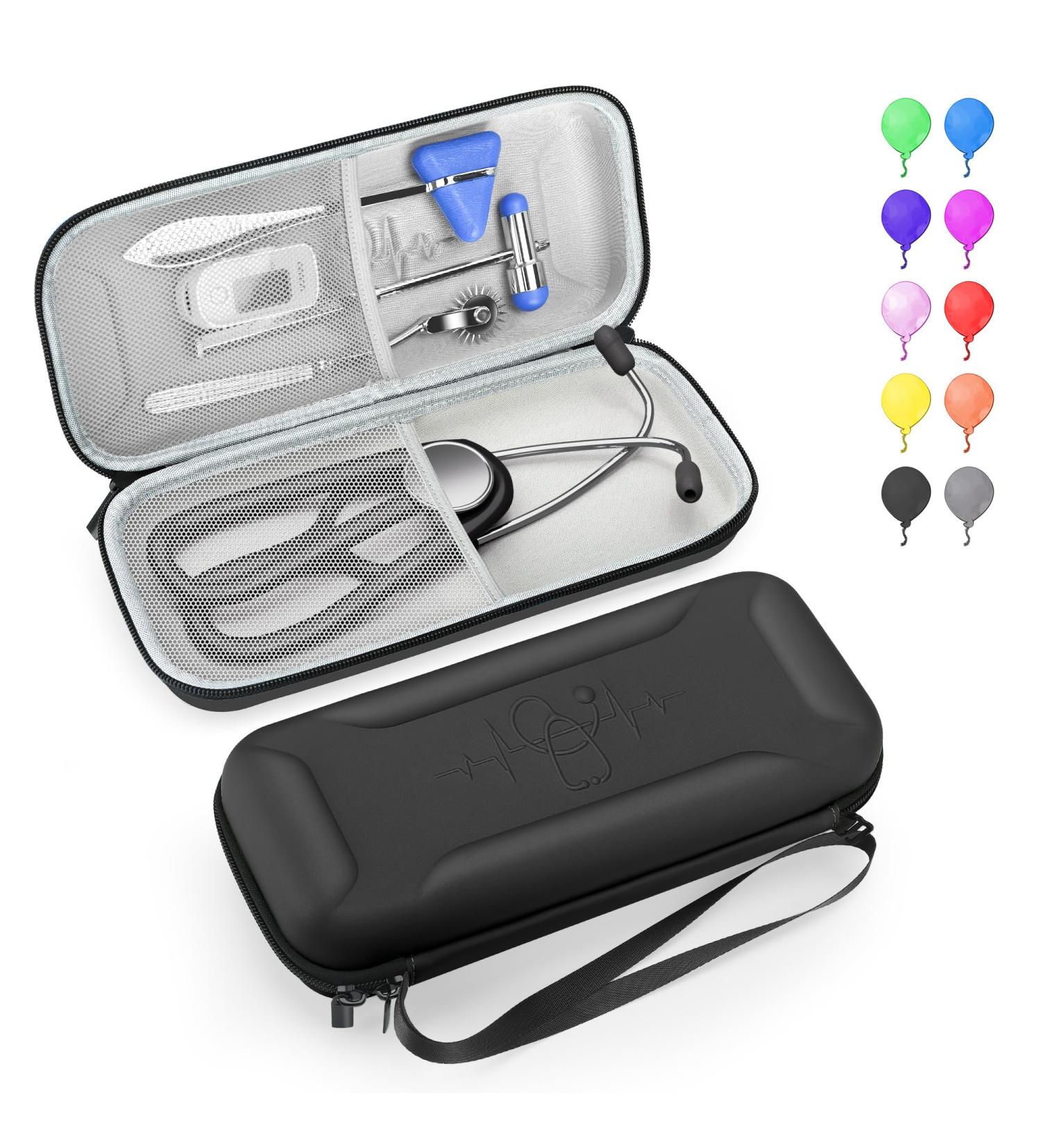 Buy Stethoscope Case for 3M Littmann Classic III & Cardiology IV | Lightweight Organizer & Travel Cover - Perfect Nurse Gift - Buy Online on GoSupps.com