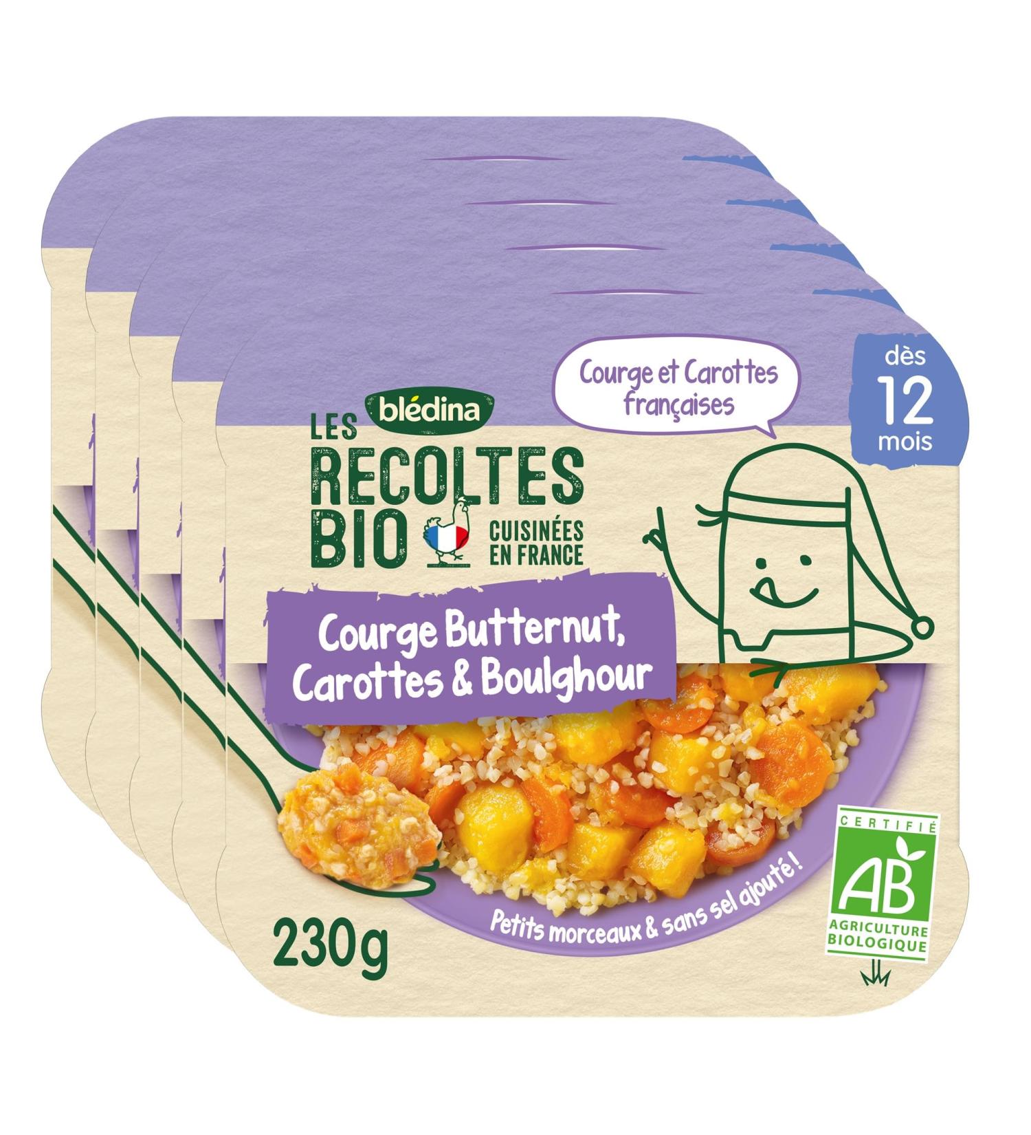 Bledina Organic Harvest Butternut Squash Carrots and Bulghur