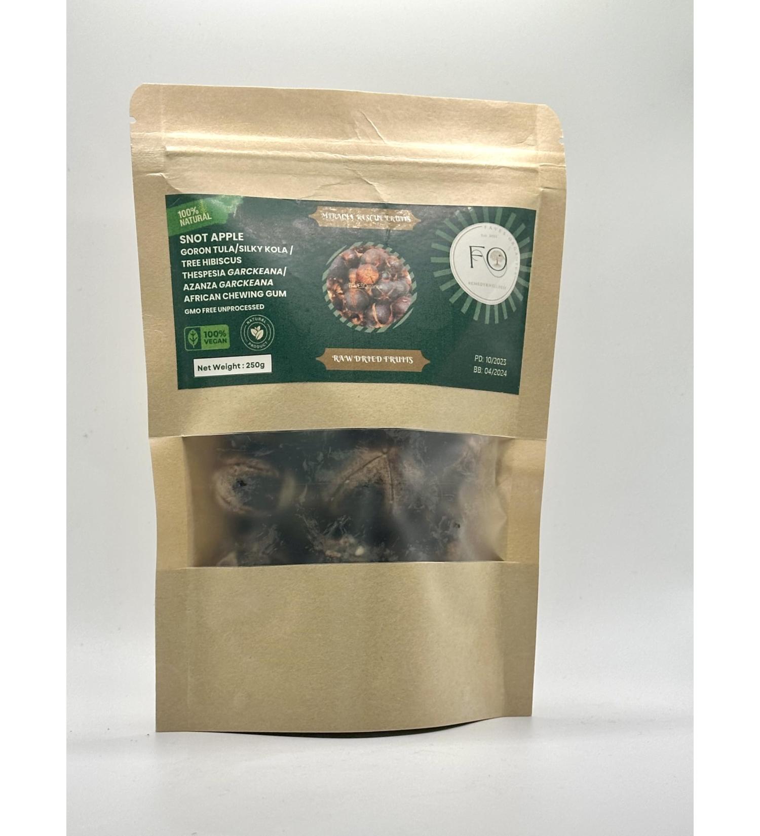 GoronTula Fruits Azanza garckeana Snot Apple Fruits Silky Kola Fresh Fully Ripened Juicy Fruit Varied Sizes (250g) - Buy Online on GoSupps.com