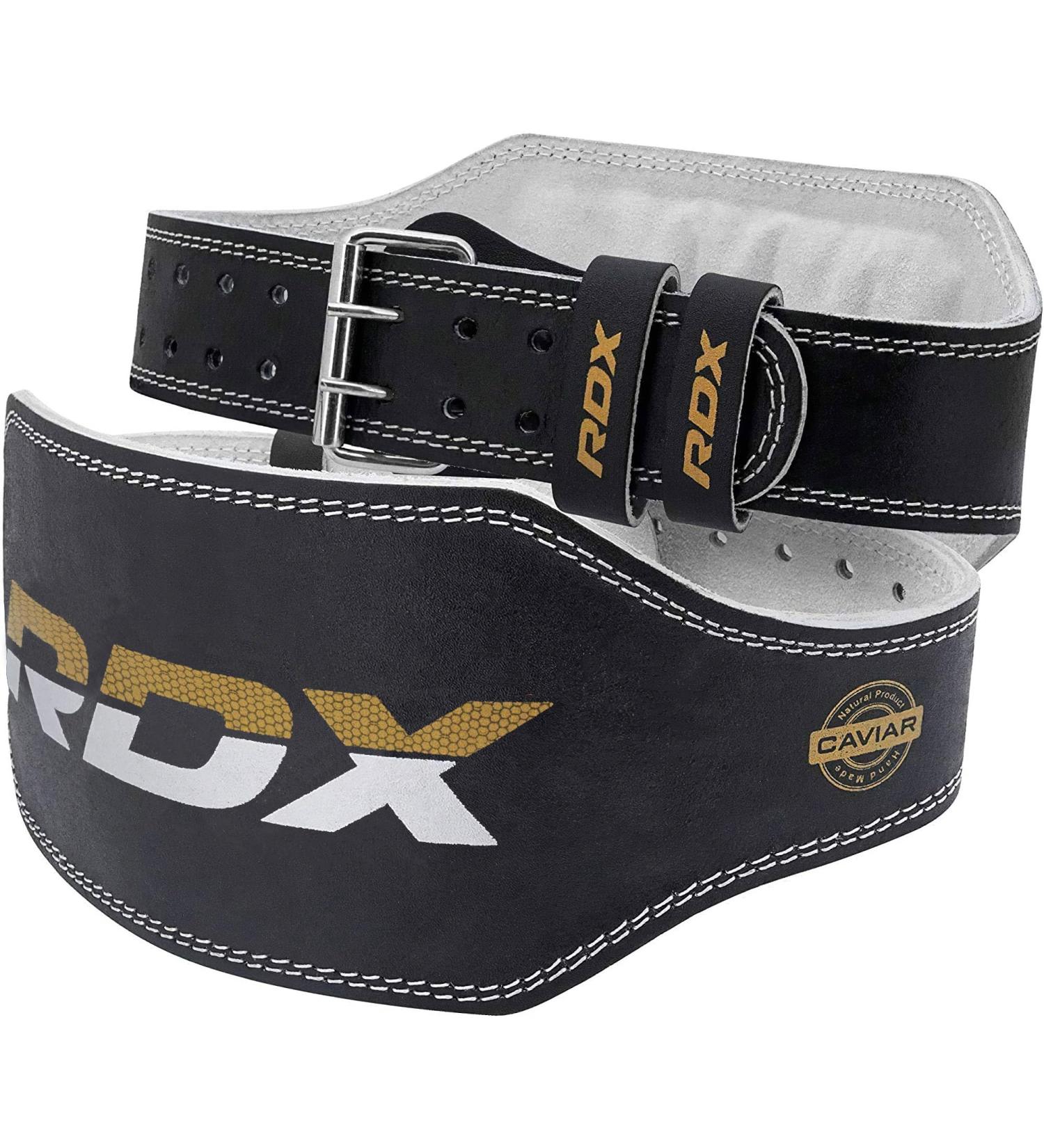 Buy RDX 6 Adjustable Weightlifting Belt for Men & Women | Durable Leather Powerlifting & Bodybuilding Gym Belt | Fits 29-33 Inches - Buy Online on GoSupps.com