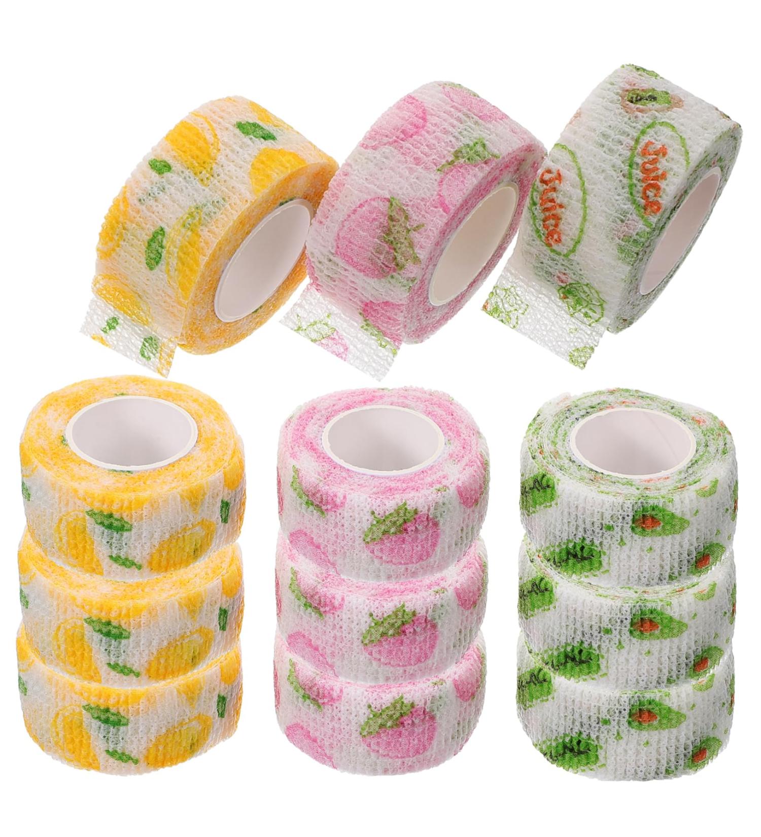 BESPORTBLE 12 Rolls Finger Pressure Sports Tape | Calf Stretch & Bandaging Supplies for Athletes - International Shipping Available - Buy Online on GoSupps.com