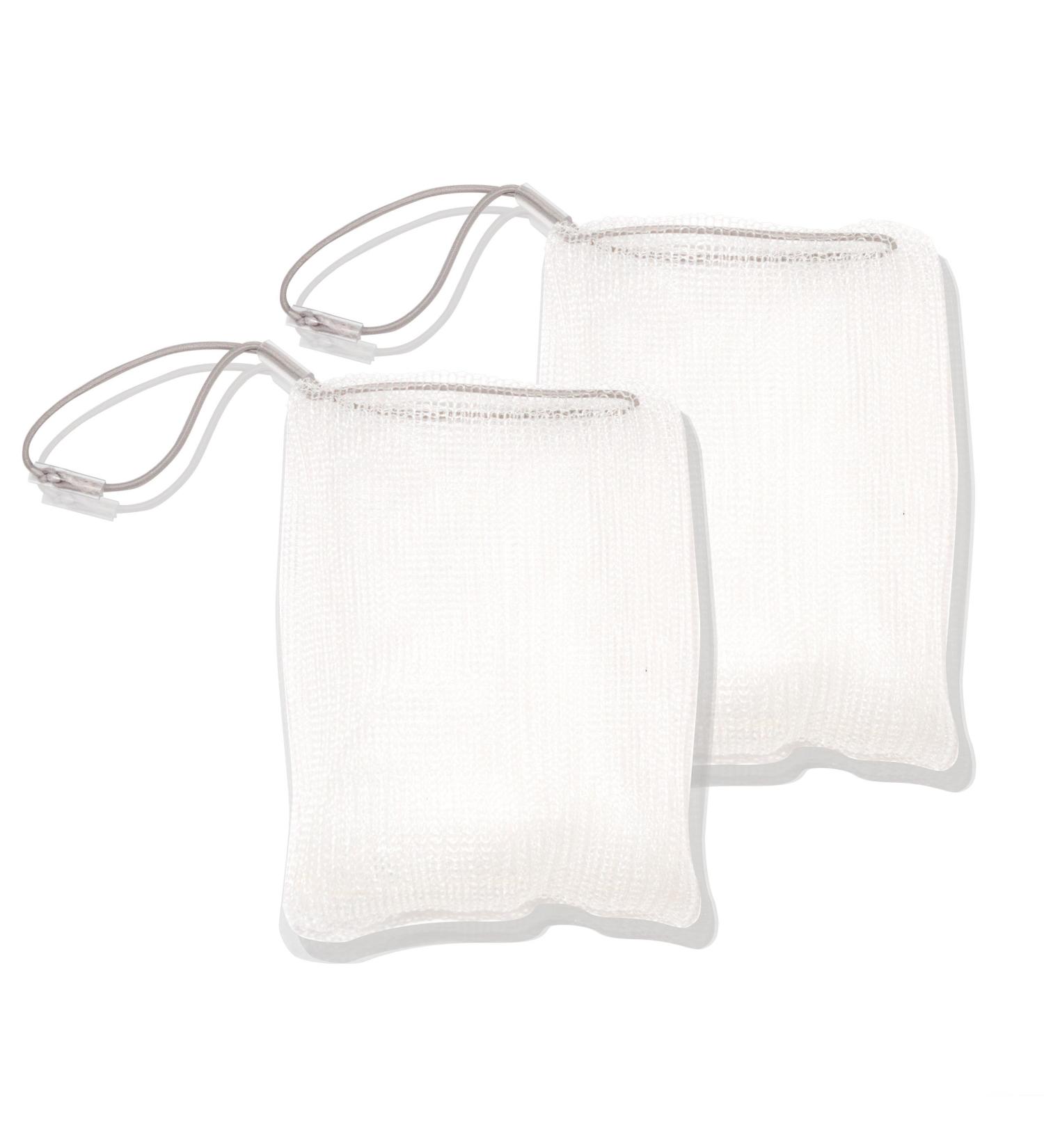Buy 2 x Asavo Handmade Soap Bags - BPA-Free Nylon Quick Drying Foaming Soap Saver (White Transparent) - Eco-Friendly & Durable | International Shipping - Buy Online on GoSupps.com