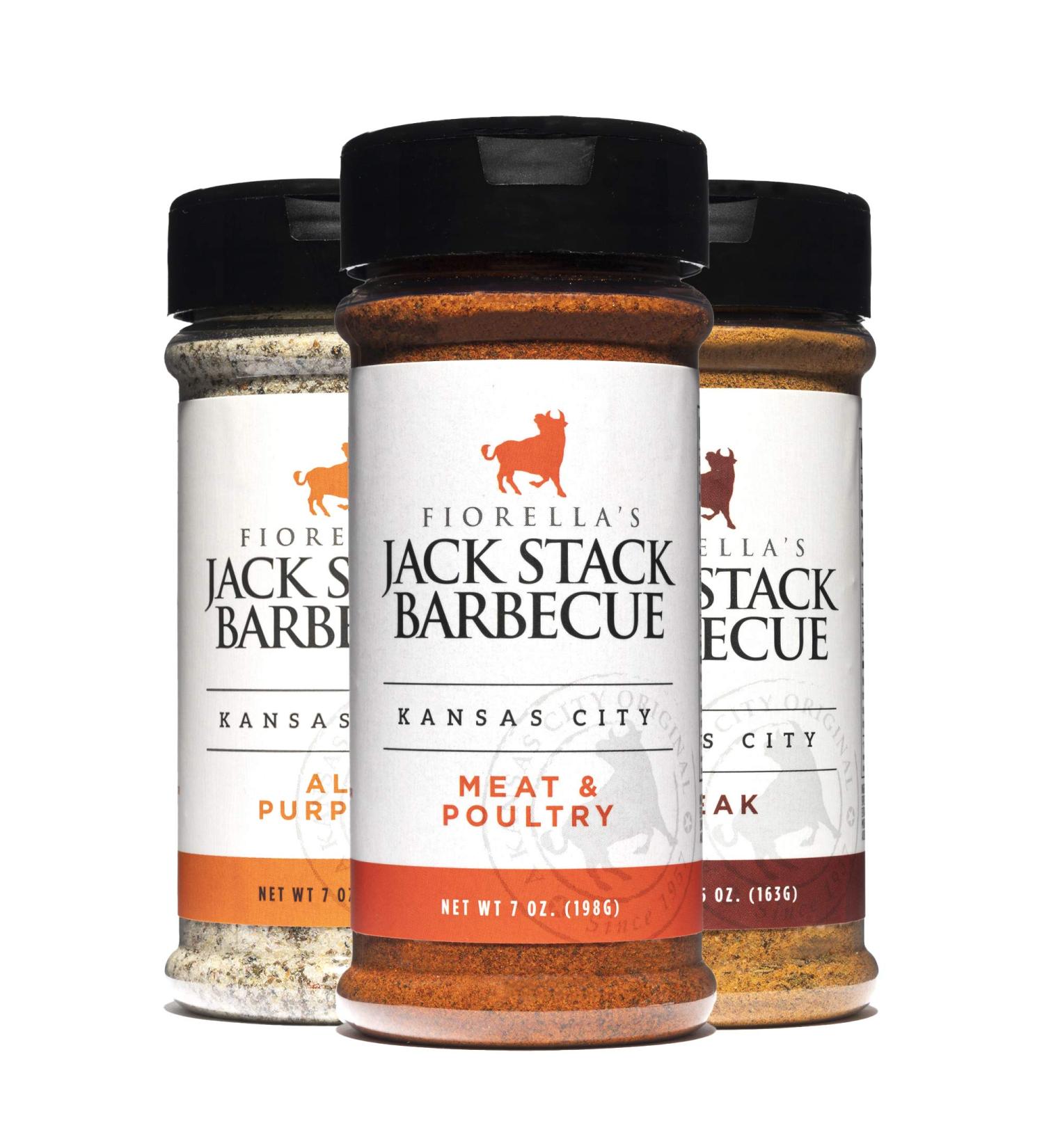 Jack Stack Barbecue Dry Rub Seasoning Variety Pack - All Purpose Steak Poultry & Meat Seasonings - Kansas City Spice 3 Pack - for Chicken Steak Ribs Vegetables Seafood and More (7oz Each) Variety 7 Ounce (Pack of 3) - Buy Online on GoSupps.com