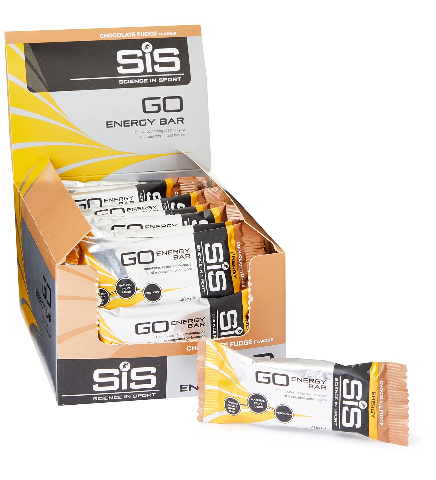 Science in Sport Go Chocolate Energy Bar 40g x 30 | Nutritional Snack for Endurance Athletes - Buy Online on GoSupps.com