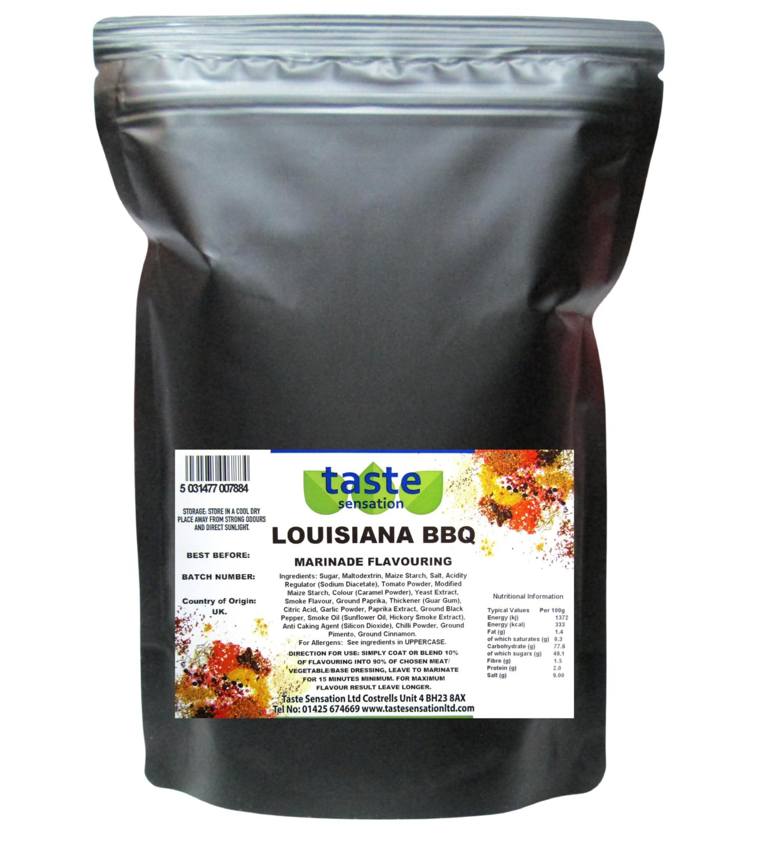 Loiusiana Barbecue Marinade Flavouring - 1kg Resealable Pouch - Buy Online on GoSupps.com