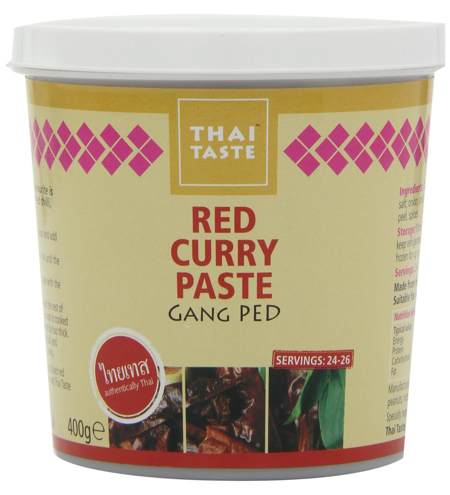 Thai Taste Rode Curry Pasta in Bad 400g - Buy Online on GoSupps.com