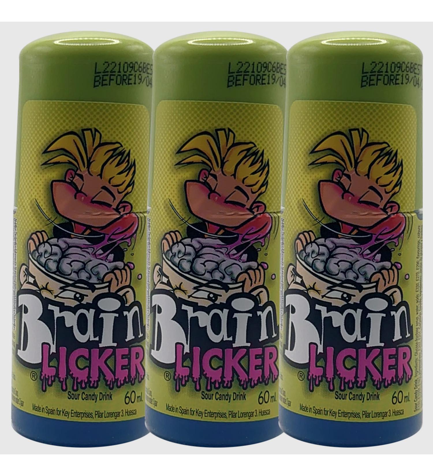3x Blue Raspberry Brain Licker Sour Candy - Buy Online on GoSupps.com