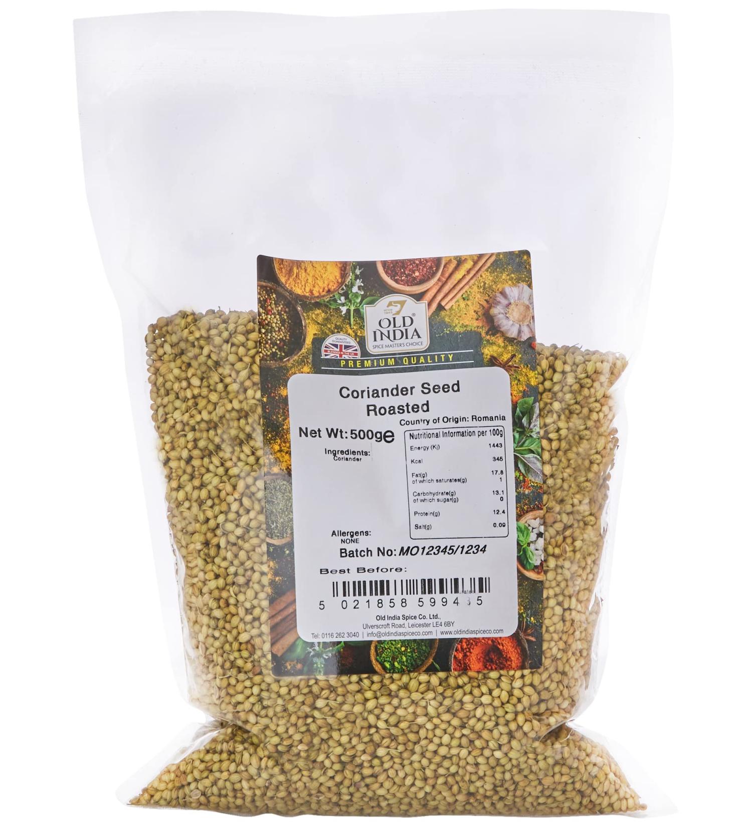 Old India Roasted Coriander Seed 500g - Pack of 1 - Buy Online on GoSupps.com