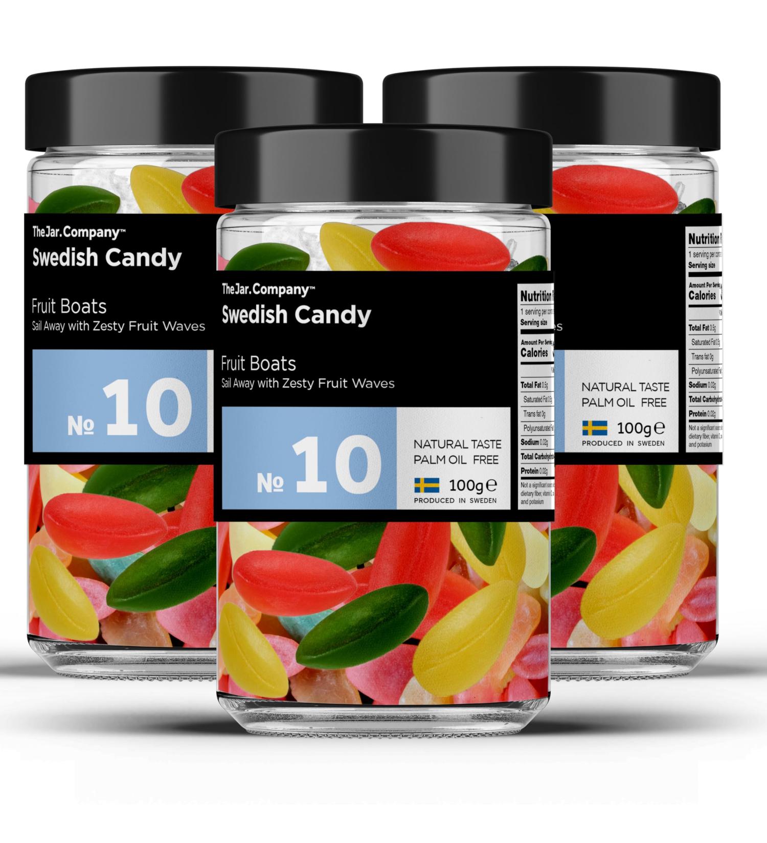 TheJar.Company - Swedish Candy - 10 - Fruit Boats