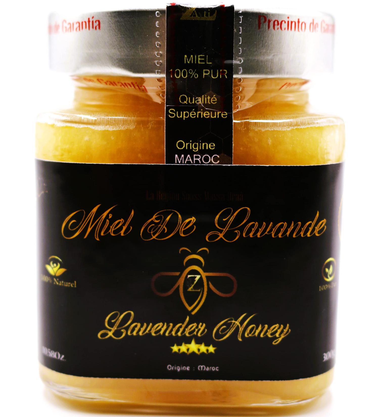Lavender Raw Creamy Honey - 300g - Collected in Morocco - Buy Online on GoSupps.com