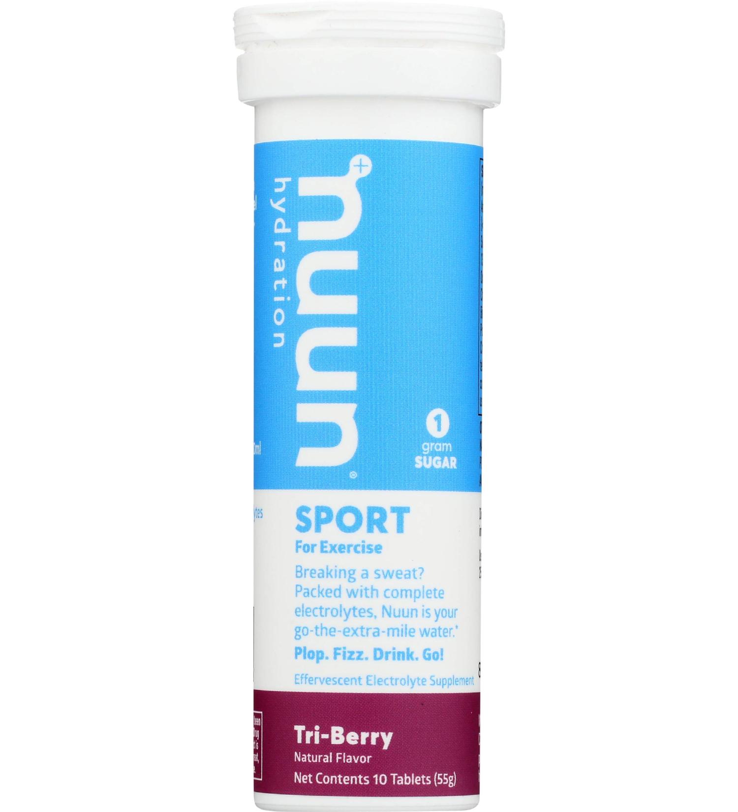 Nuun Active Tri Berry Electrolyte Tablets - 10 ct | Hydration for Active Lifestyle | International Shipping - Buy Online on GoSupps.com