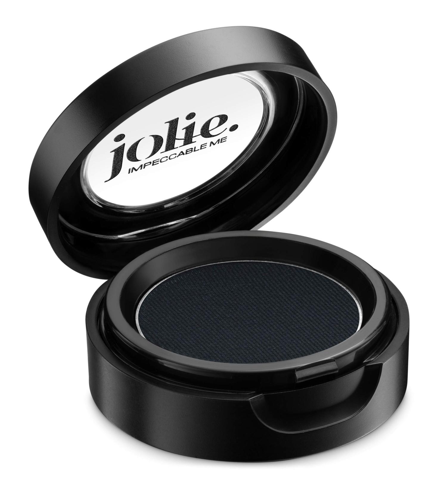 Jolie Cosmetics Powder Pressed Matte Eyeshadows - Cruelty Free  Vegan  Single Pan Eyeshadow 1.48g Smokey Eyes (Blackest Black)