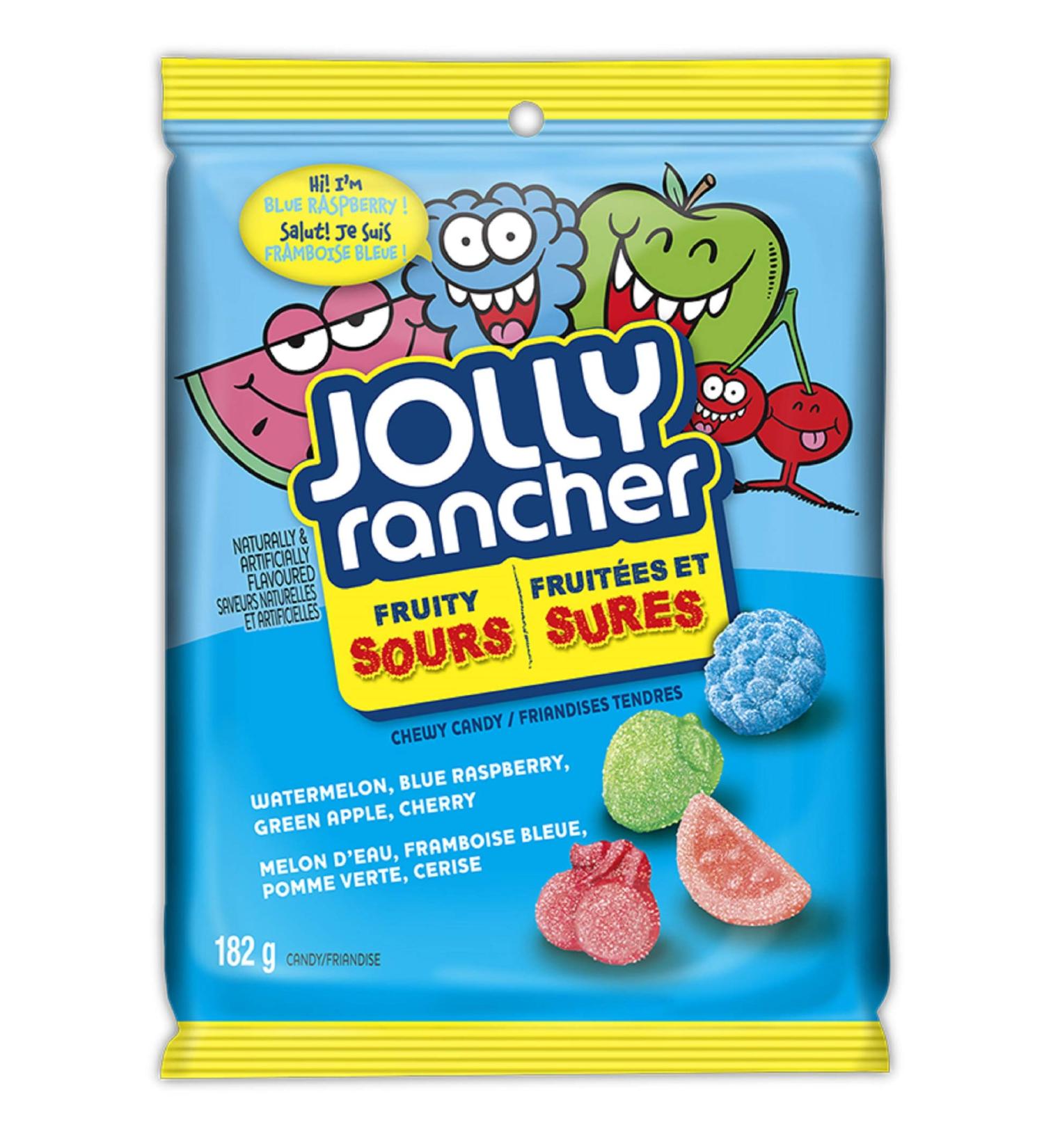 Jolly Rancher Fruity Sours 10 x 182g - Buy Online on GoSupps.com