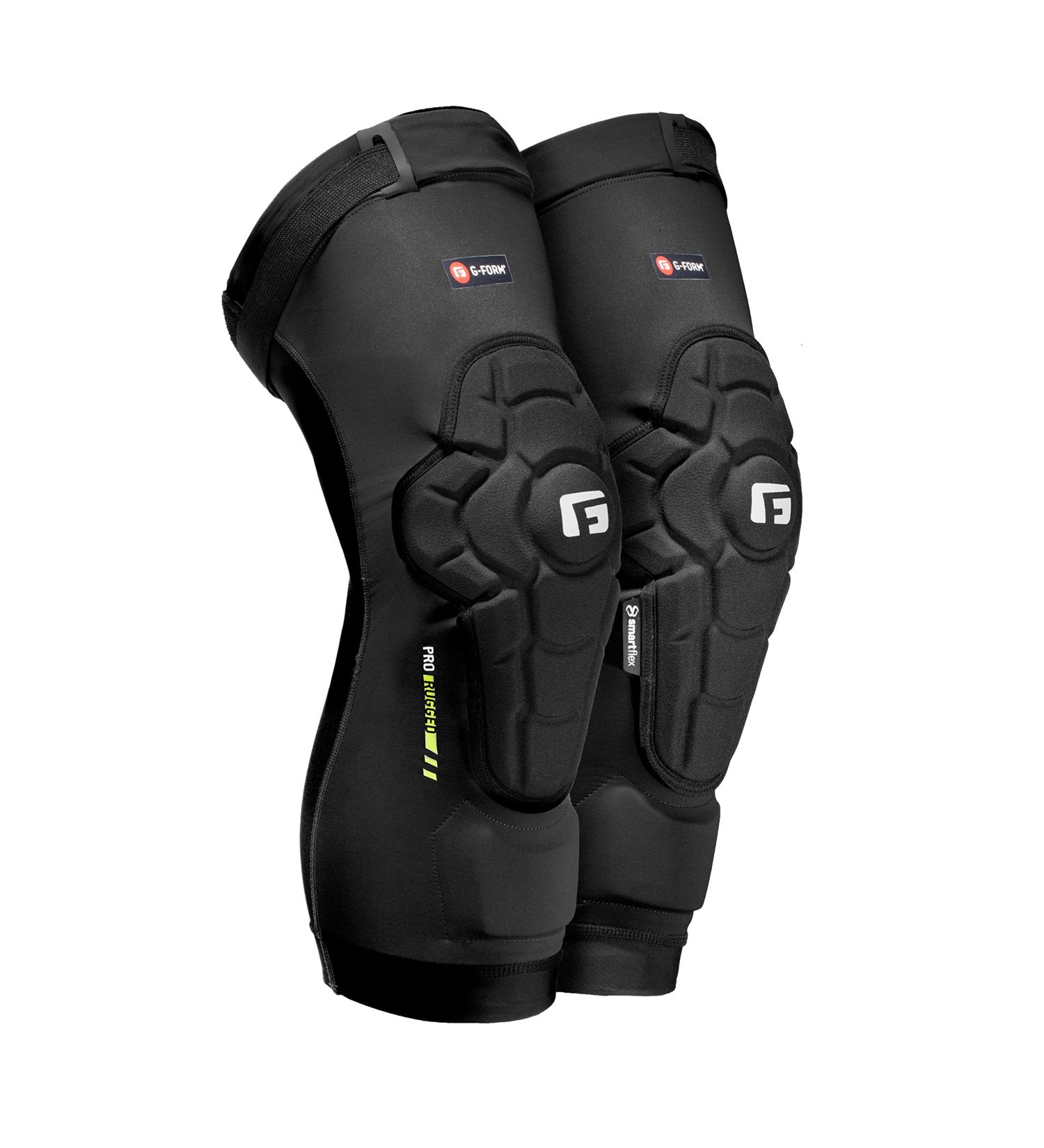 G-Form Pro-Rugged 2 MTB Knee Guards - Black | Adult Medium Mountain Bike Pads - Buy Online on GoSupps.com