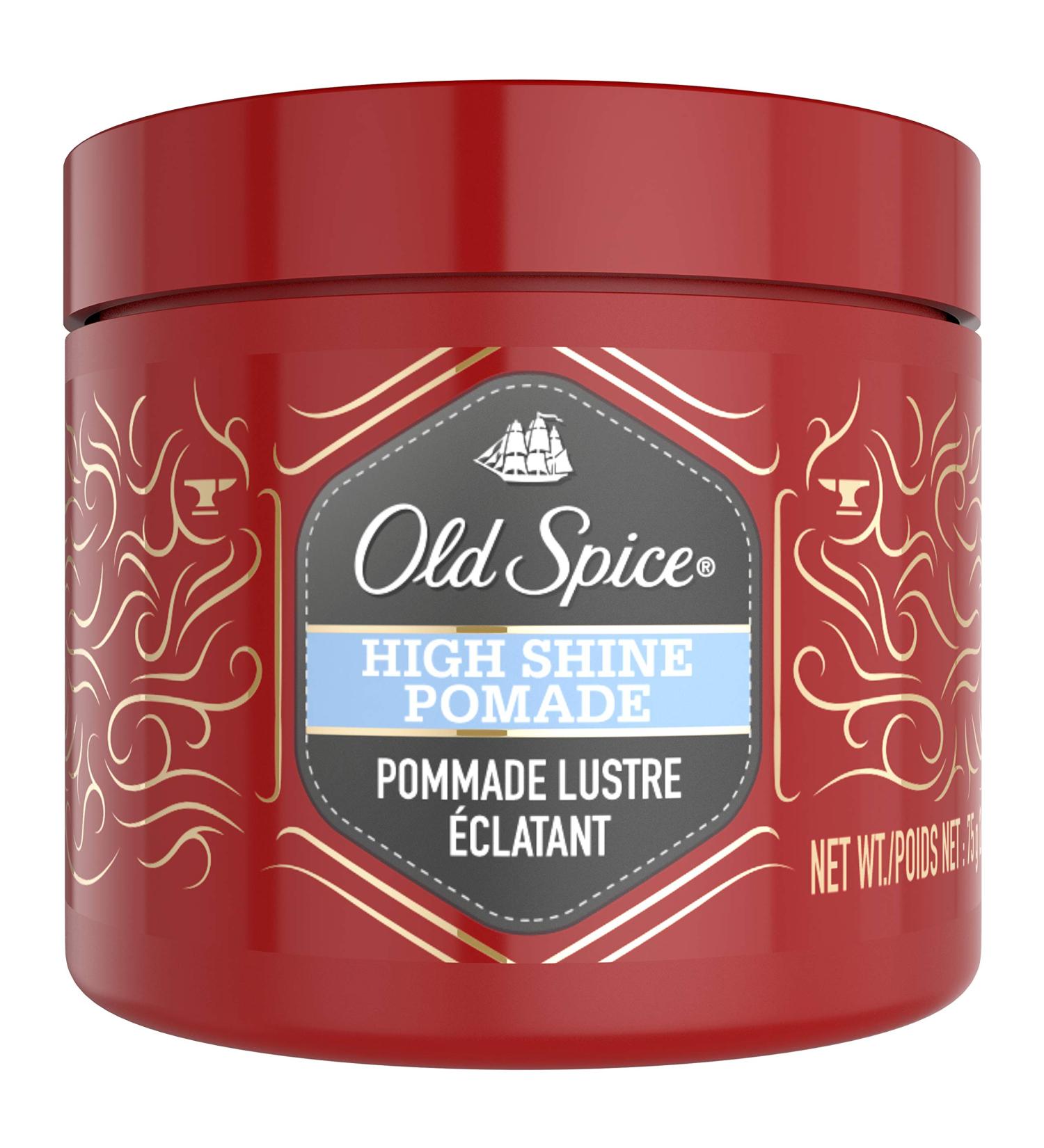Old Spice High Shine Pomade for Men - Premium Hair Styling 75g | International Shipping Available - Buy Online on GoSupps.com