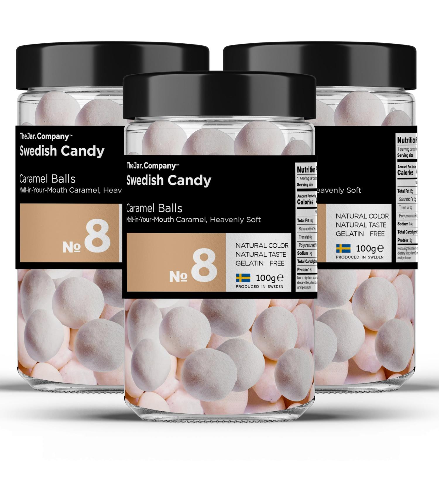 TheJar.Company - Swedish Candy - 8 - Caramel Balls