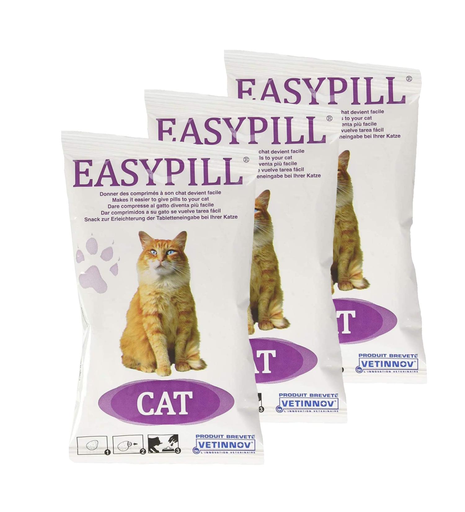 Easypill Cat Putty - 4 X 10 Gram Individually Wrapped Pill Pockets For Cats. 3 Packs. - Buy Online on GoSupps.com