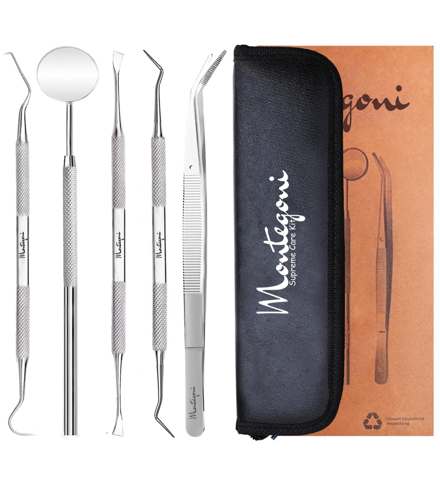High-Quality Tartar Remover & Dental Care Set for Dogs | Tooth Cleaning Tools with Mouth Mirror & Scaler - International Shipping Available - Buy Online on GoSupps.com