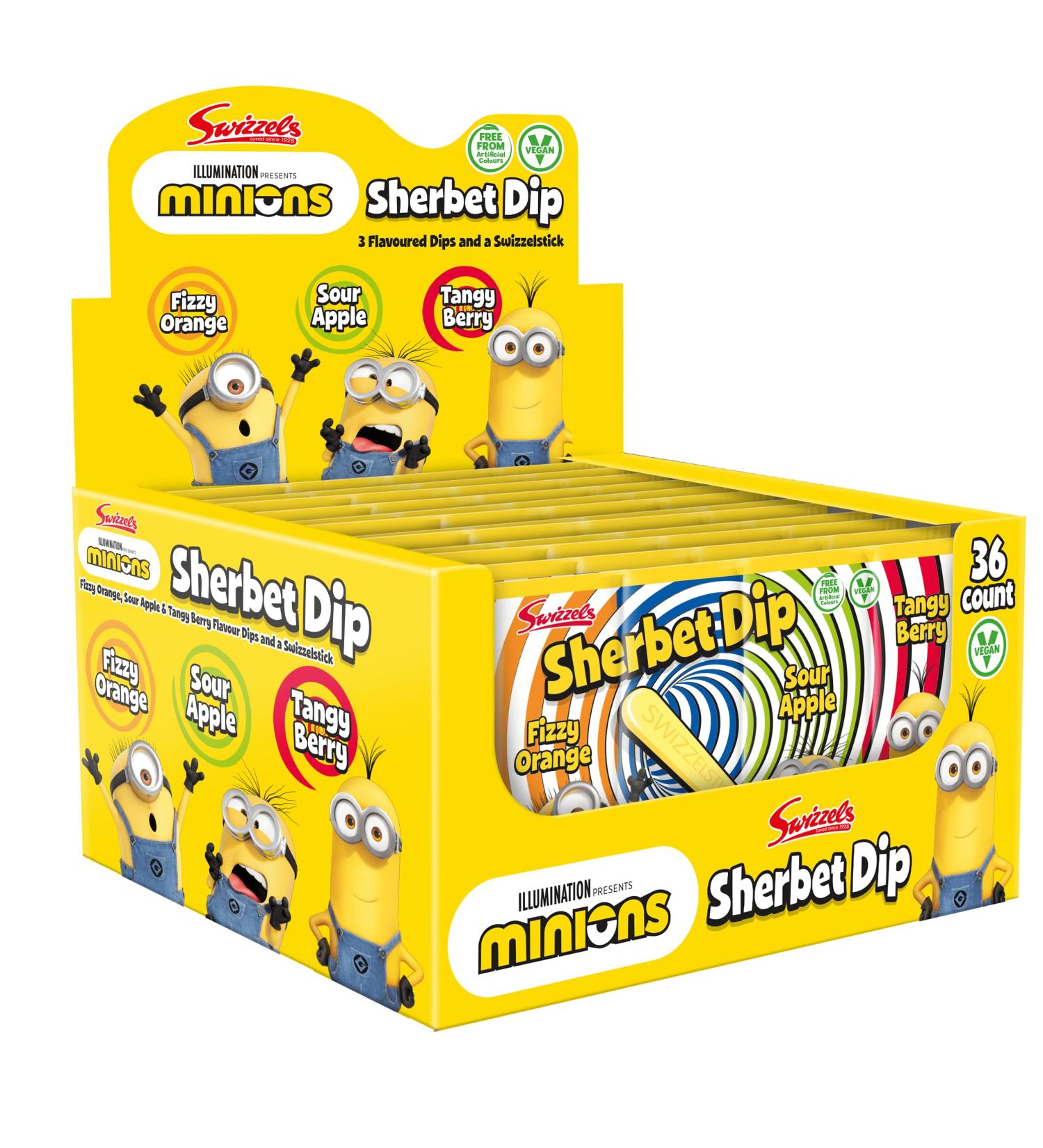 Minions Sherbet Dip 36x23g