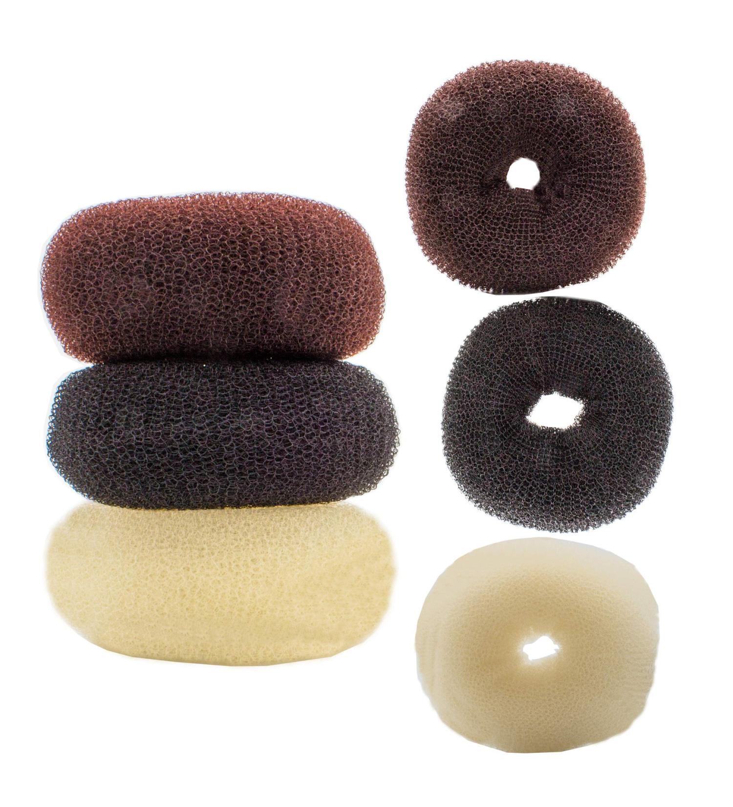 Hair accessories hair pad volume cushion hair cushion donut roll knot pad knot cushion bun aid hairpiece 6 cm (1 pack) medium
