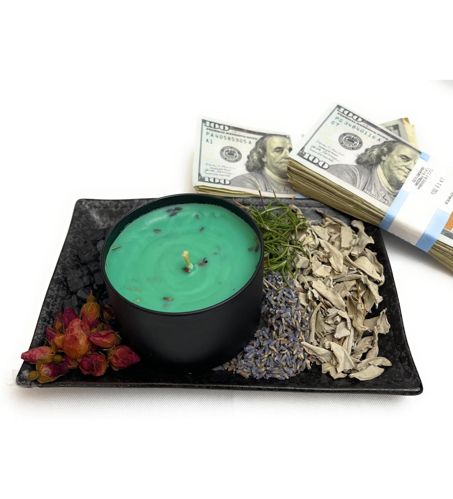 Money and Opportunity Magic Candle | Prosperity & Abundance | Chakra Balancing | Essential Oils for Opportunity Attraction - Buy Online on GoSupps.com
