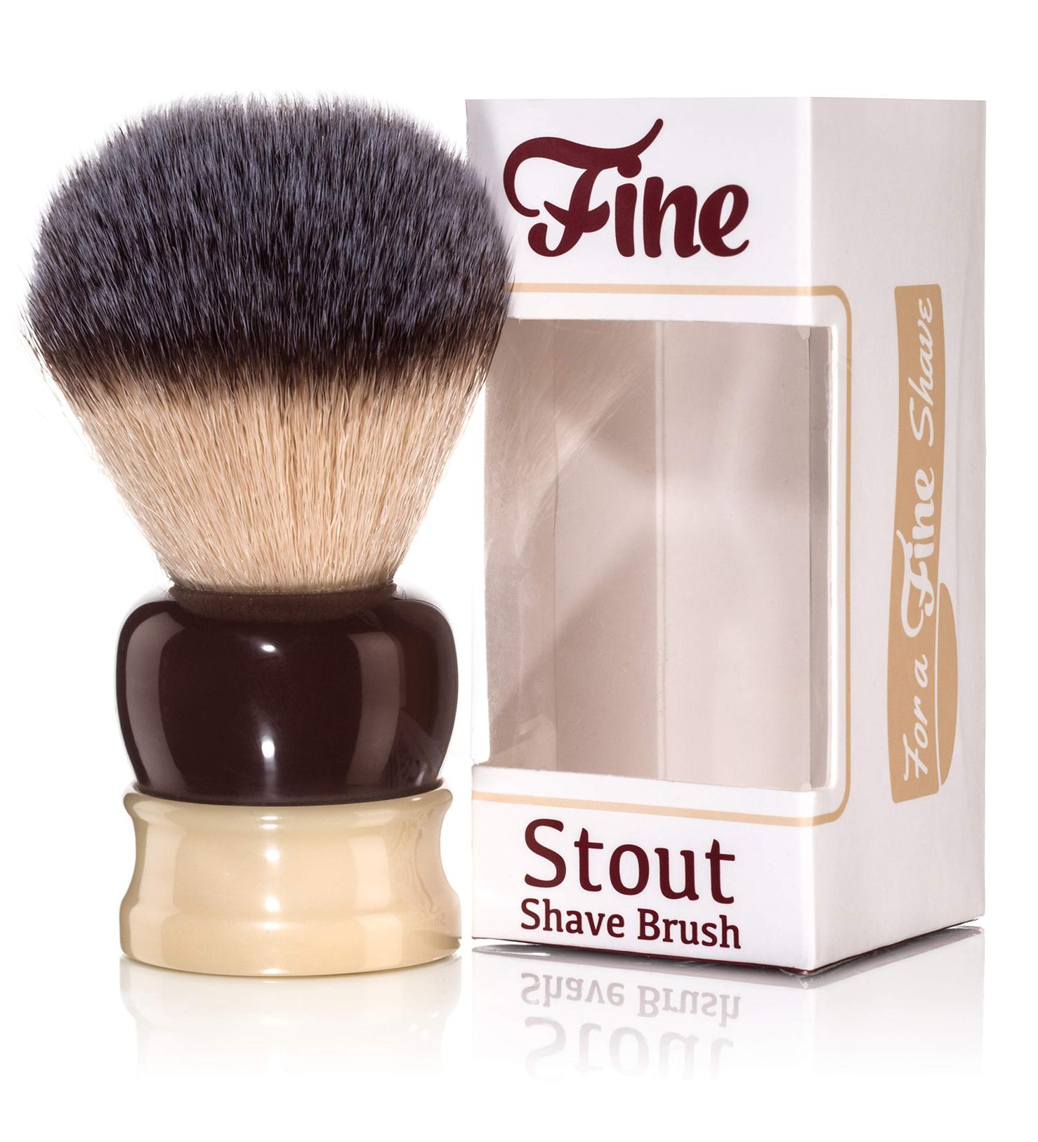 Fine Accessories Fine Shaving Brush 24mm Stout. Angel Fiber 50 g
