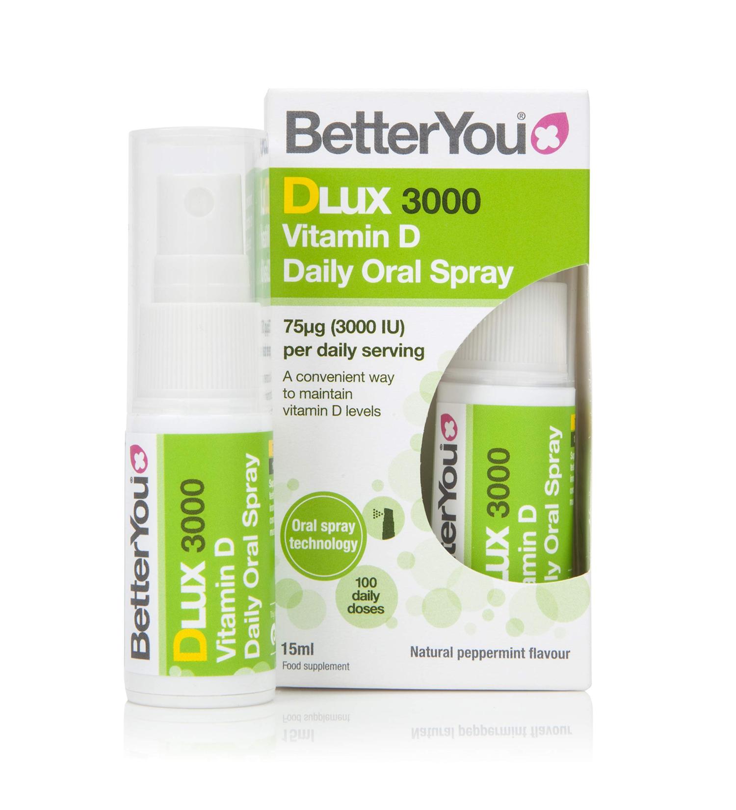 Better You | Dlux 3000 Vitamin D Spray | 4 x 15ML