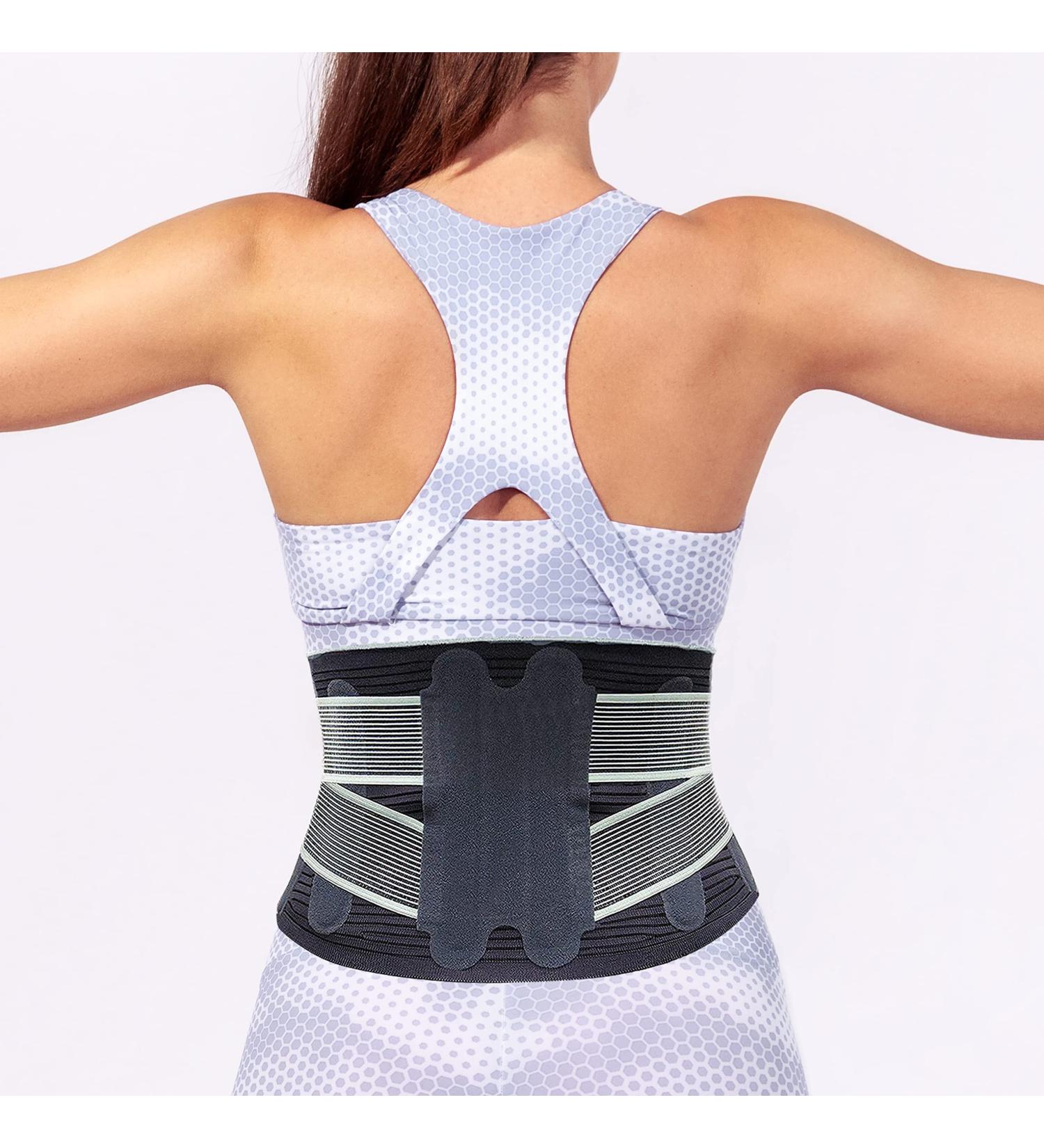 AllyFlex Sports Large Back Brace for Men & Women - Slim-Fit Lumbar Support Belt for Lower Back Pain Relief - X-Large/XX-Large 47.5 Inches - Buy Online on GoSupps.com