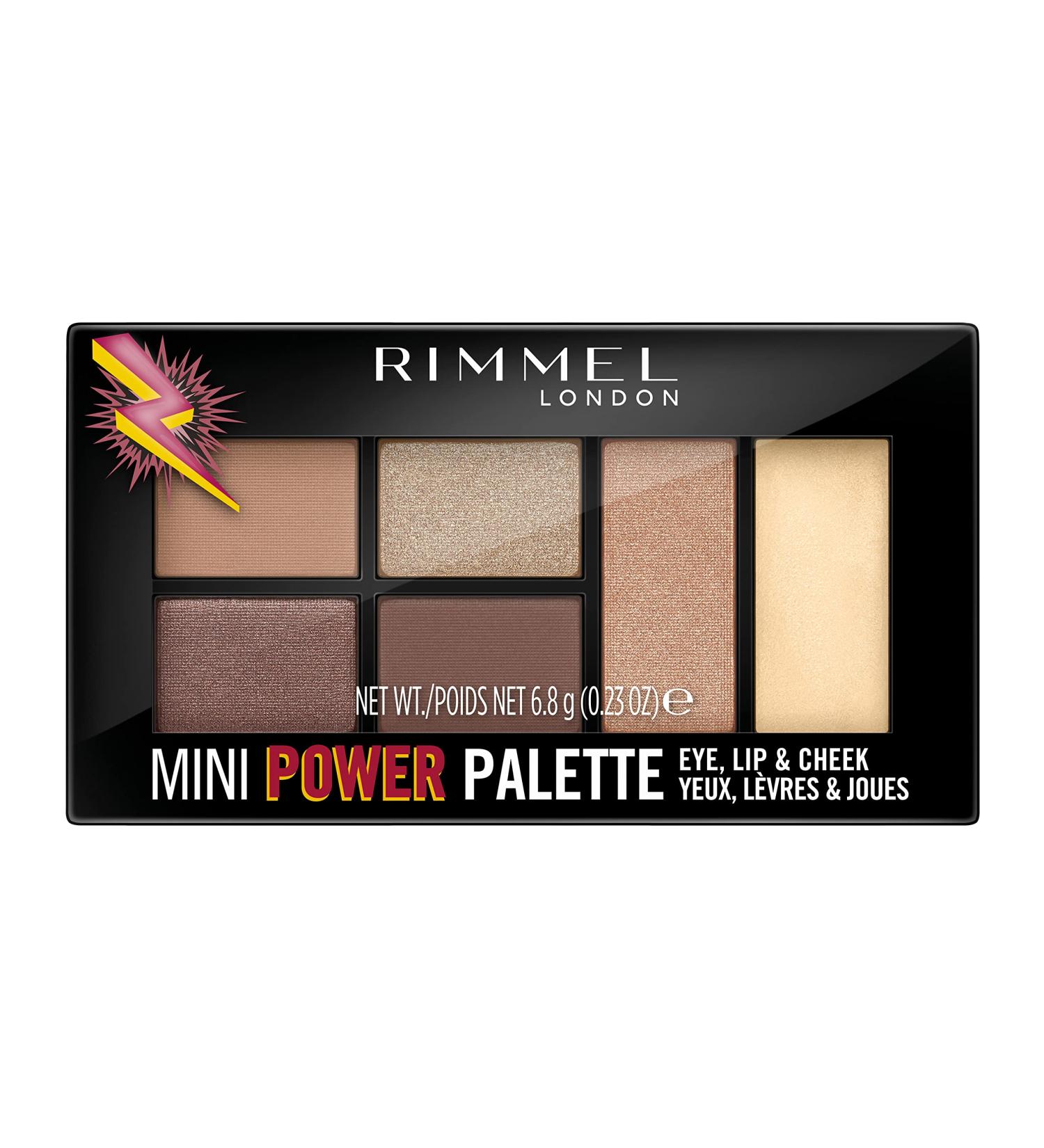 Rimmel Eyeshadow Mini Power Palette 4-in-1 Ultra Pigmented 001 Fearless - 7g | Shop Internationally - Buy Online on GoSupps.com
