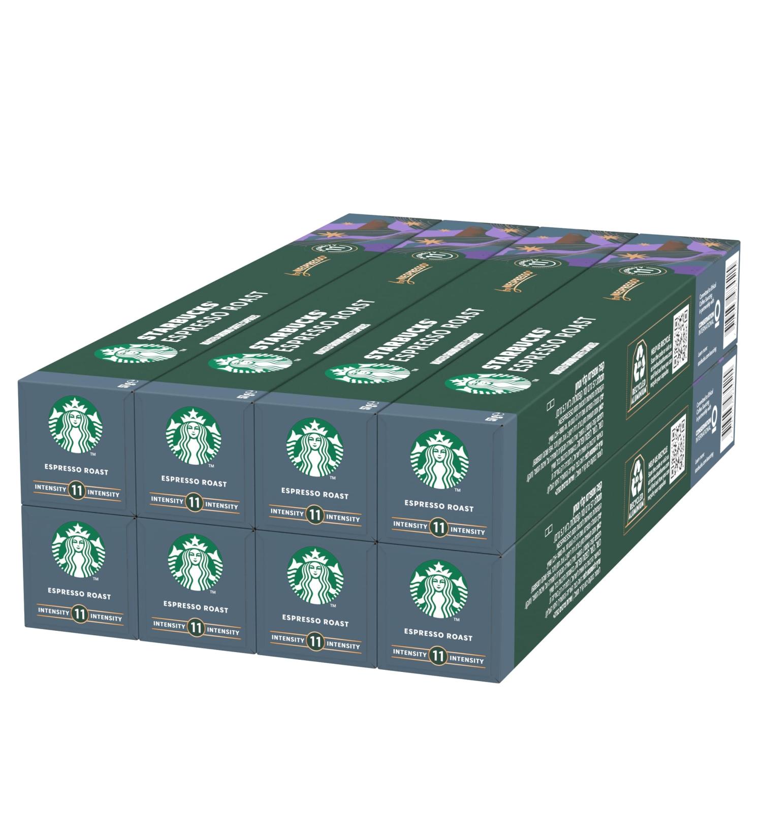 Buy STARBUCKS Espresso Roast by Nespresso - Dark Roast Coffee Capsules (80 Count) for International Shipping - Buy Online on GoSupps.com