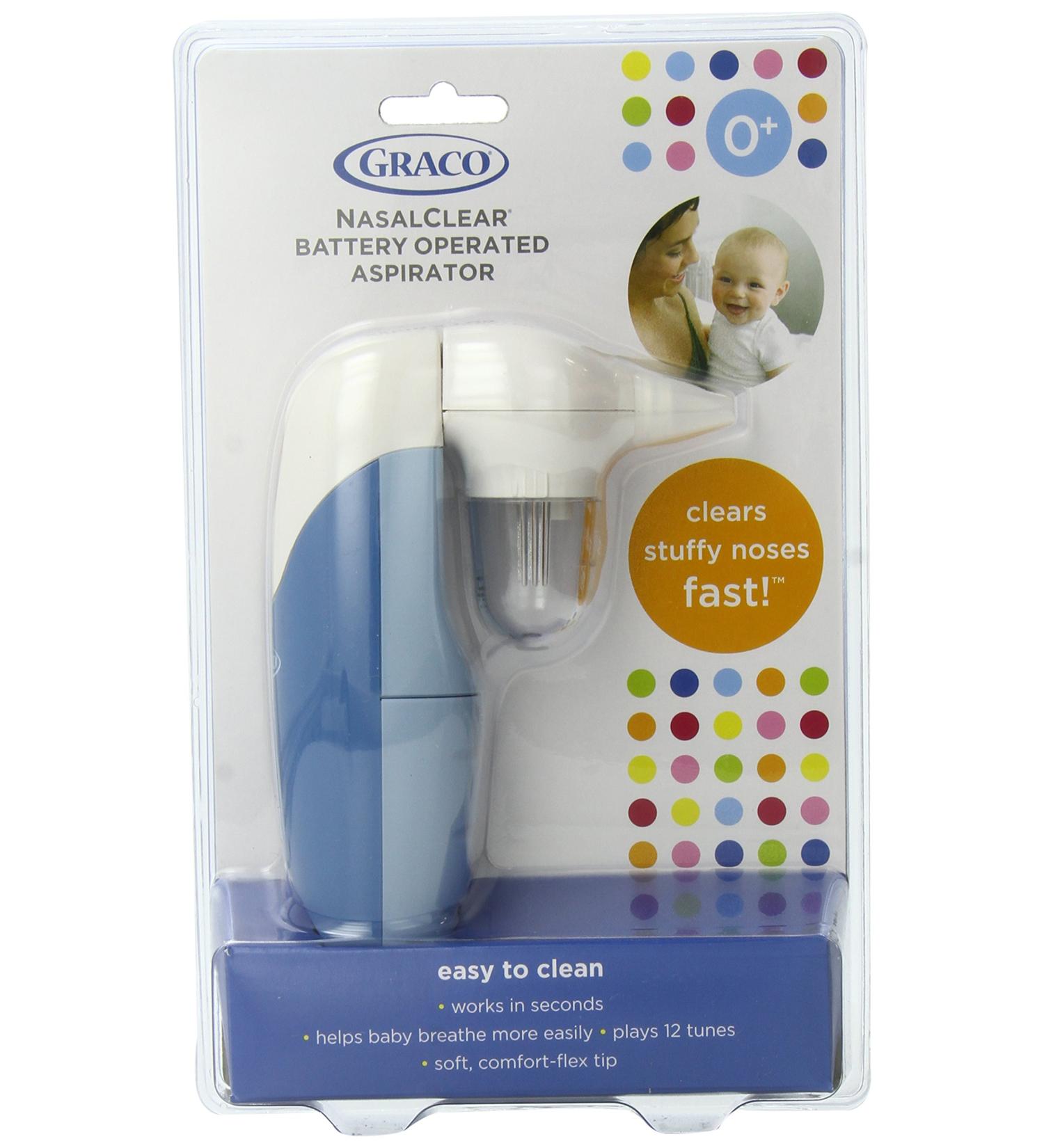 Graco NasalClear Nasal Aspirator, 1 Count Blue