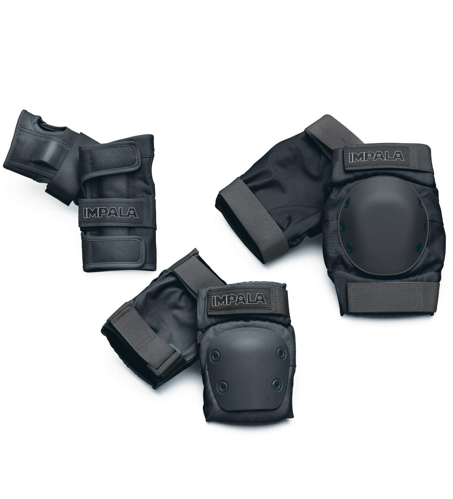 Impala Adult Protective Set - XL Black | Impact-Resistant Gear - Buy Online on GoSupps.com