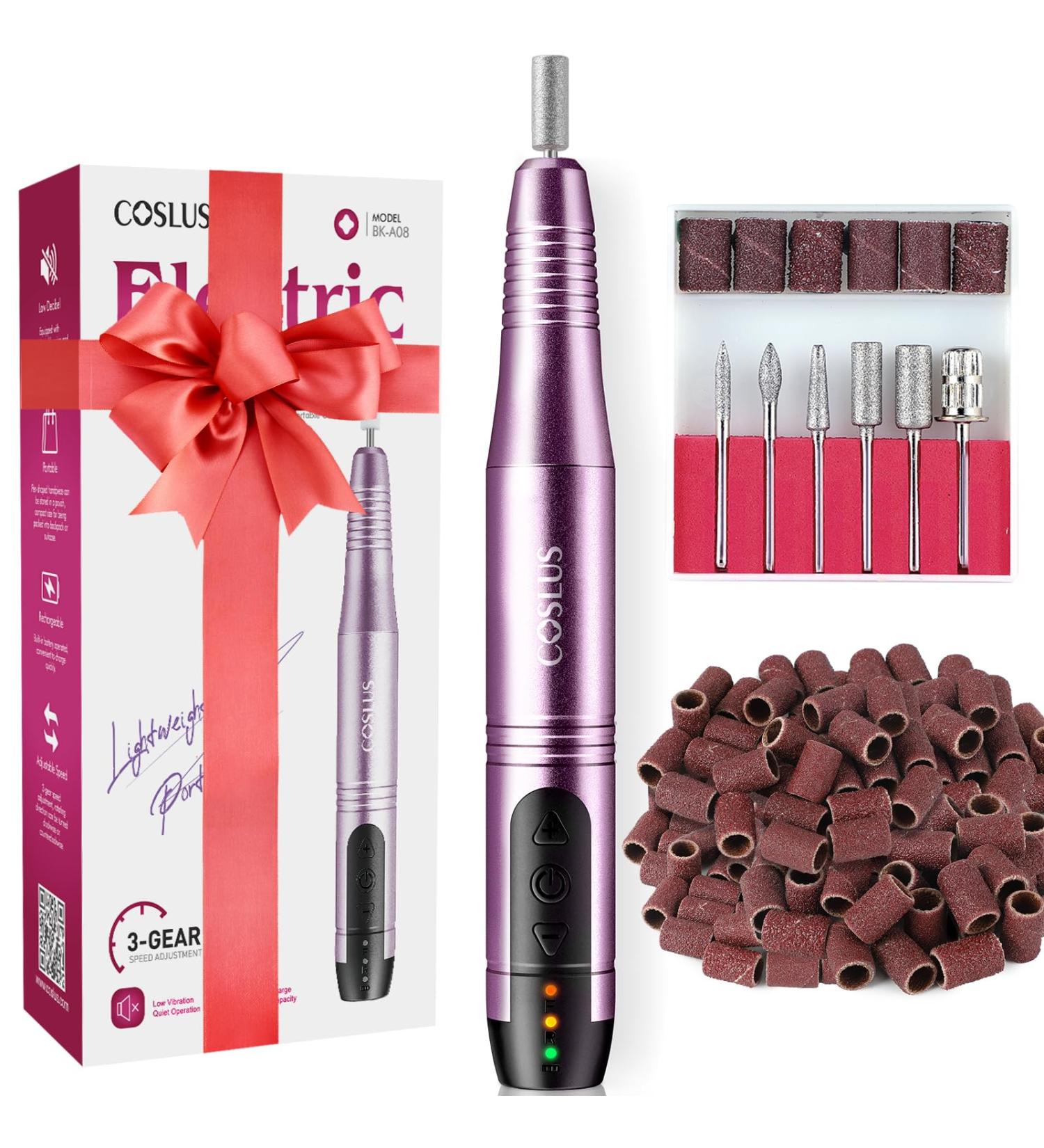 11-in-1 Wireless Electric Nail Cutter Set - Professional Manicure & Pedicure Tool for Gel/Acrylic Nails - Portable Nail File Polishing & Corn Removal - Buy Online on GoSupps.com