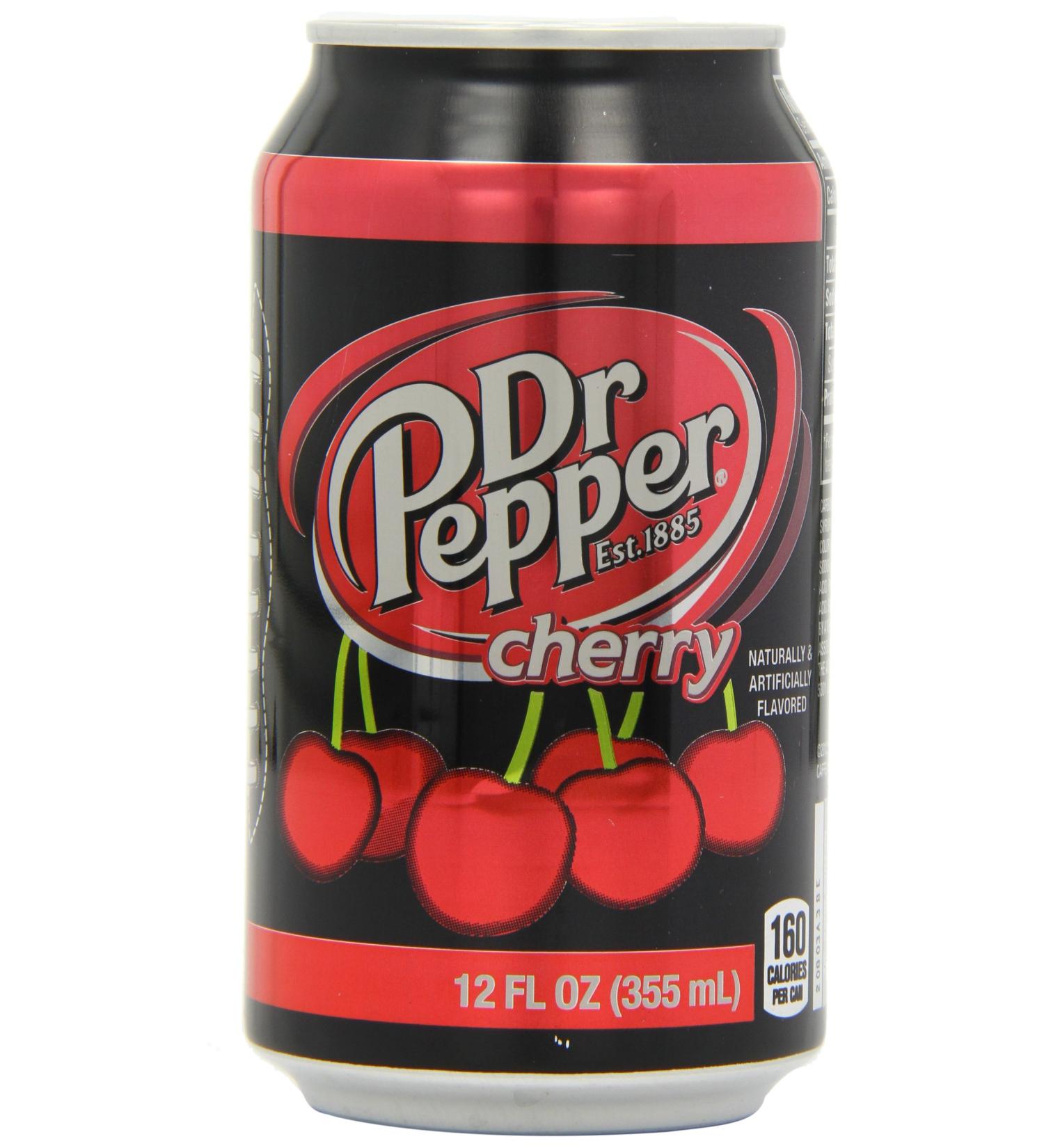 Buy Dr. Pepper Cherry 355ml - Pack of 12 | International Shipping Available - Buy Online on GoSupps.com
