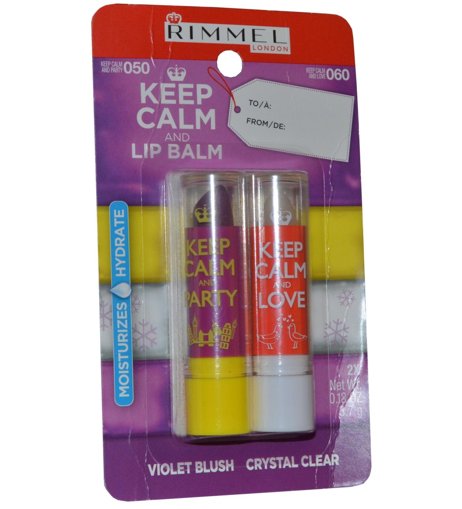 Rimmel Keep Calm and Love Lip Balm Violet Blush by Rimmel