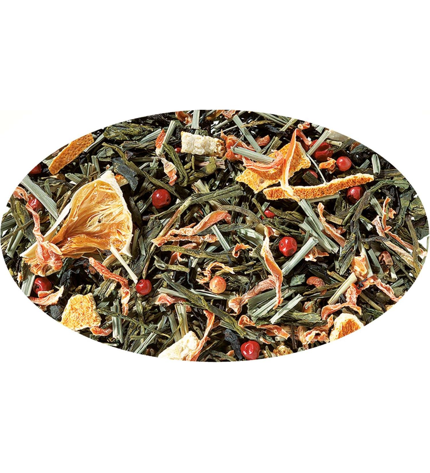 Eder pices - M lange th noir/vert Bisou du Caraibe(Pamplemousse) - 100g
