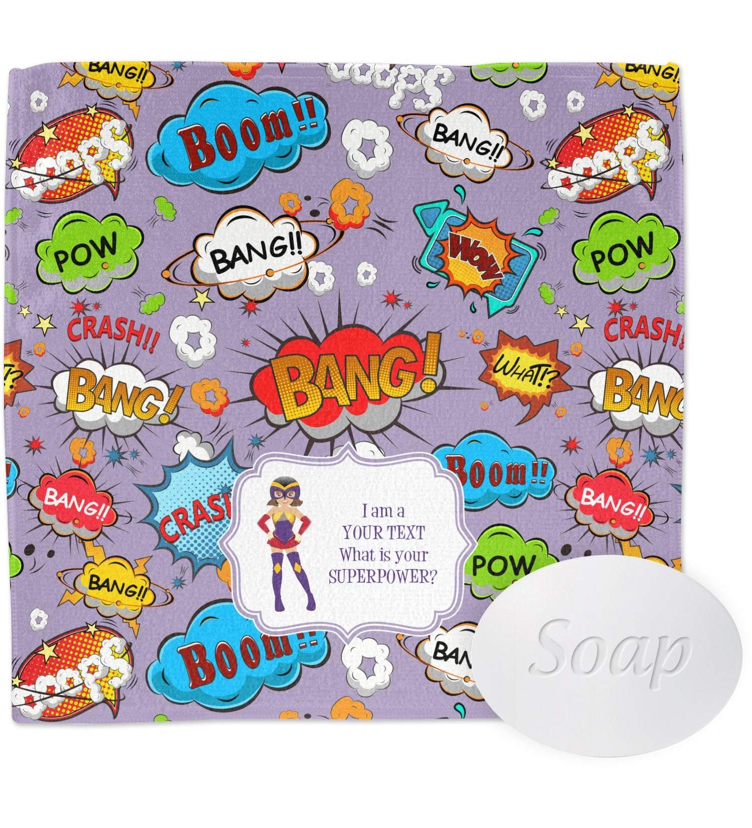YouCustomizeIt Personalized What is your Superpower Washcloth