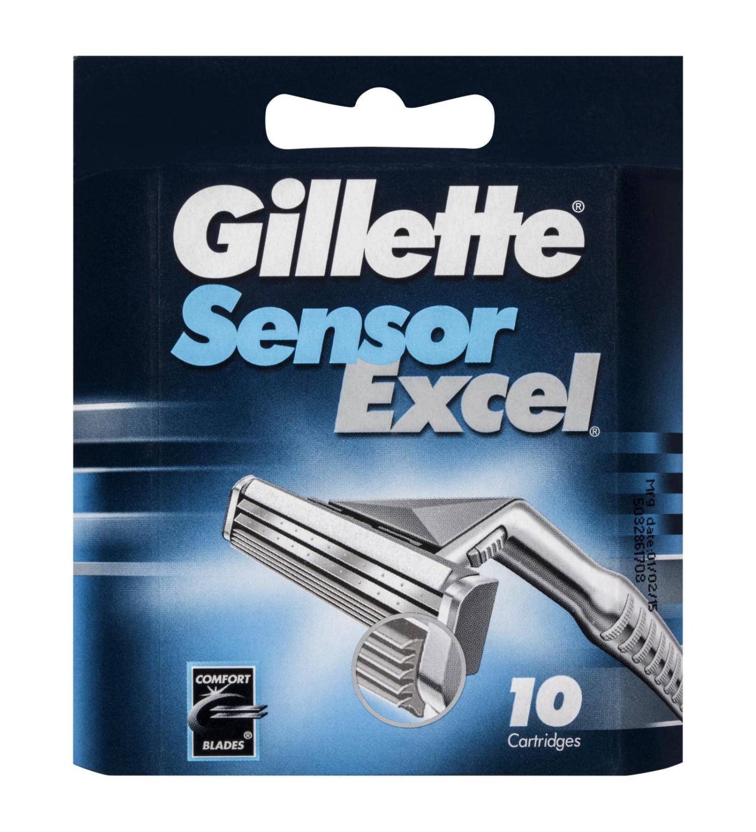 GILLETTE Sensor EXCEL Blades 5'S - Premium Quality Replacement Blades - Buy Online on GoSupps.com