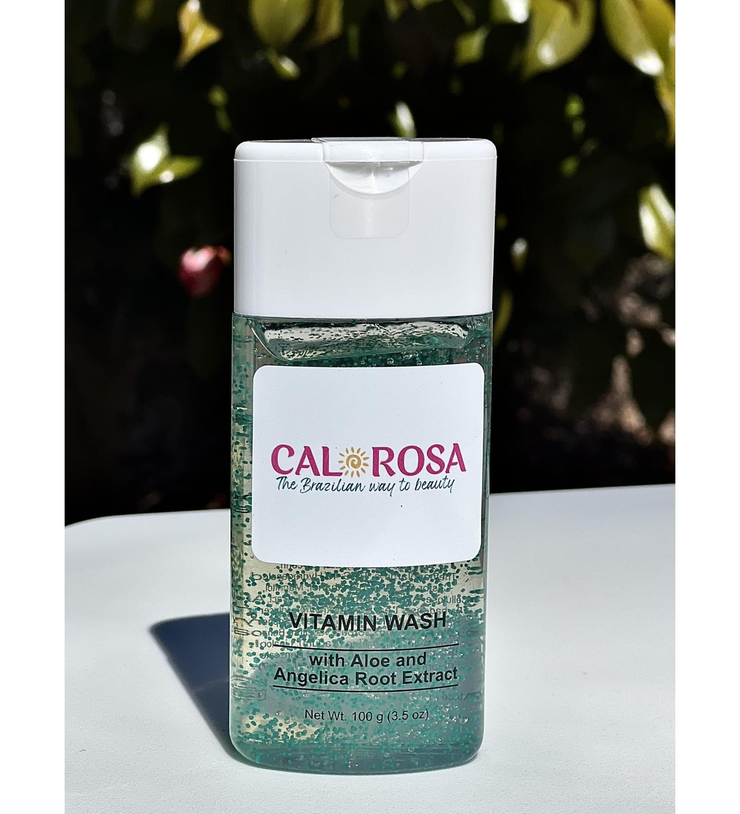 Calorosa Vitamin Wash with Aloe and Angelica Root Extract Paraben Free Vegan Gluten Free 3.5 oz