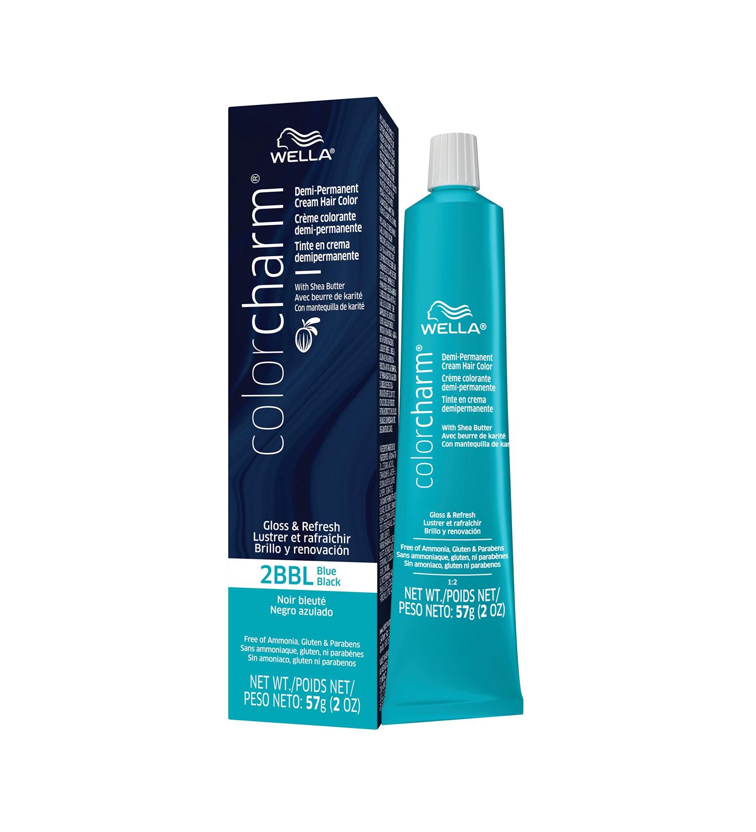 WELLA Colorcharm 2BBL Blue Black Hair Dye - Vibrant and Long-Lasting Color - Buy Online on GoSupps.com