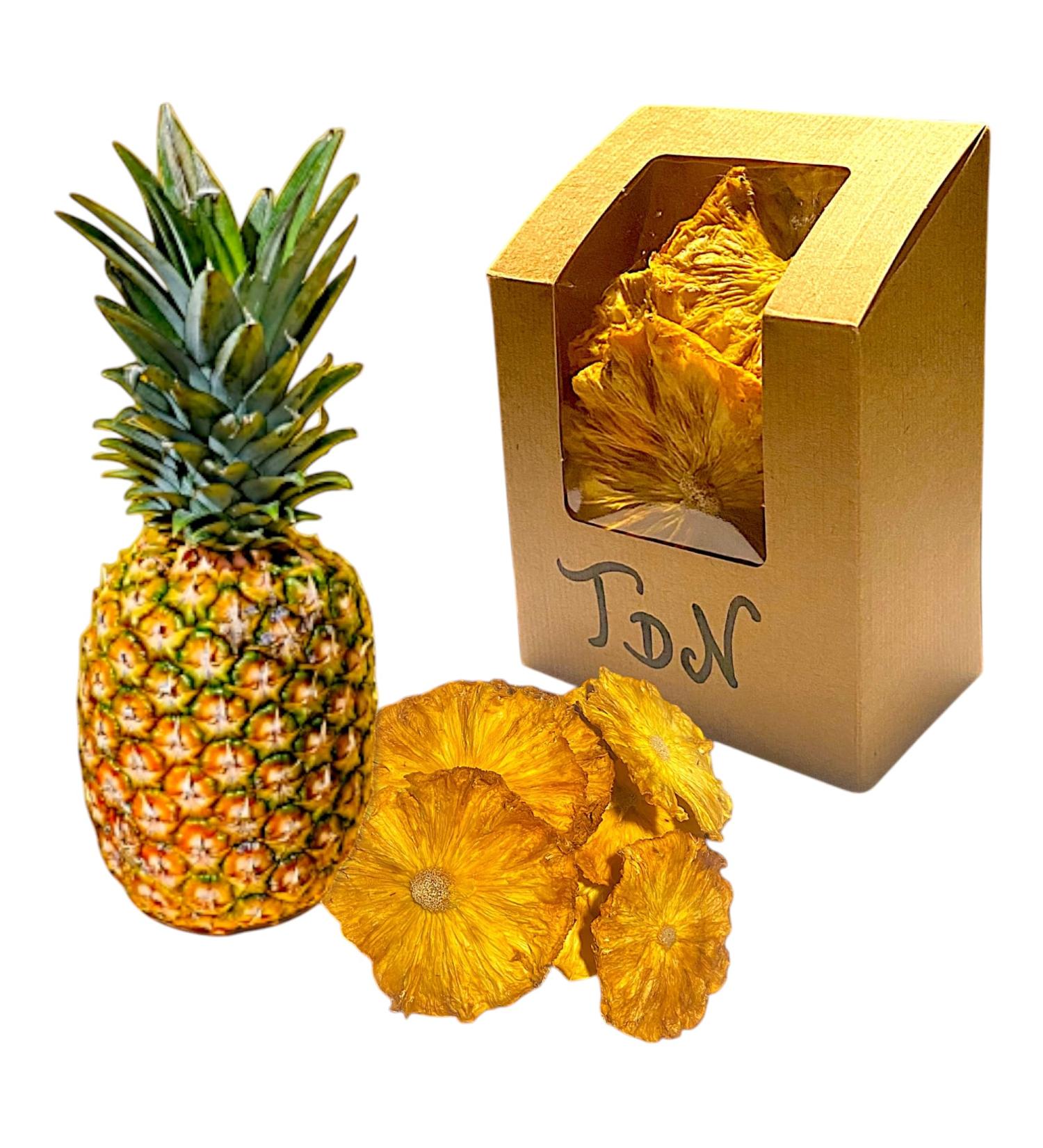  Bertrand 50 g decoration for cocktail pastry or indoors dried pineapple edible cardboard box with window dried pineapple decoration - Buy Online on GoSupps.com